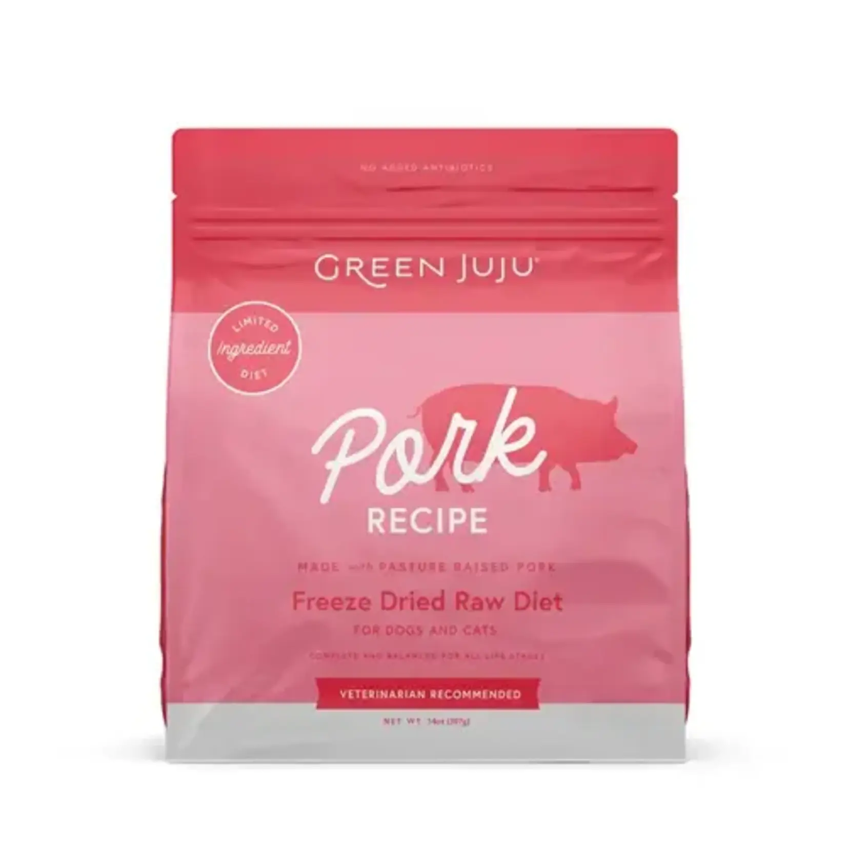 Green Juju Green Juju Freeze Dried Pasture Raised Pork Diet 14 oz