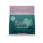 Green Juju Green Juju Frozen Raw Extras Turkey & Sardine Sliders 3#