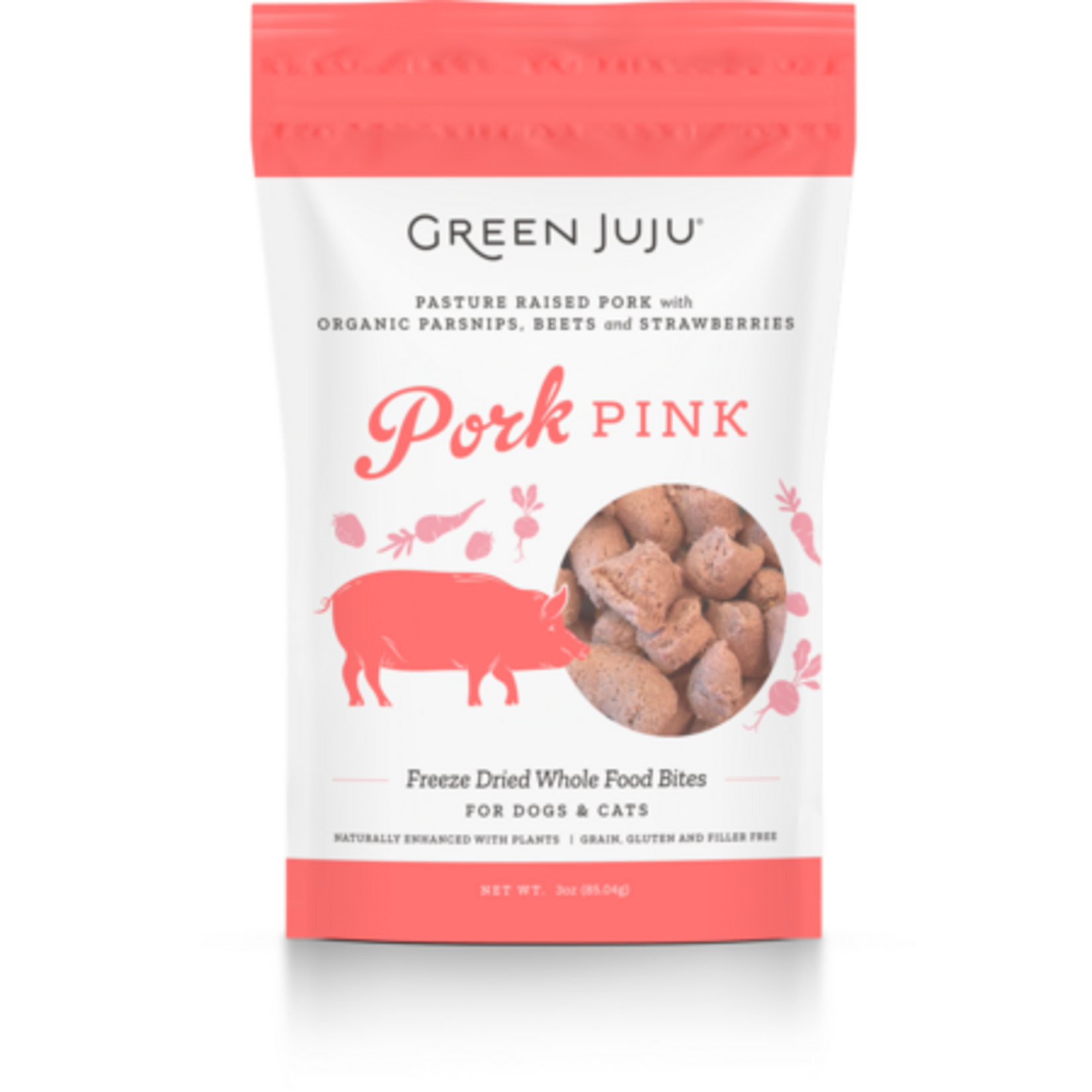 Green Juju Green Juju Freeze Dried Pasture Raised Pork Pink 3 oz