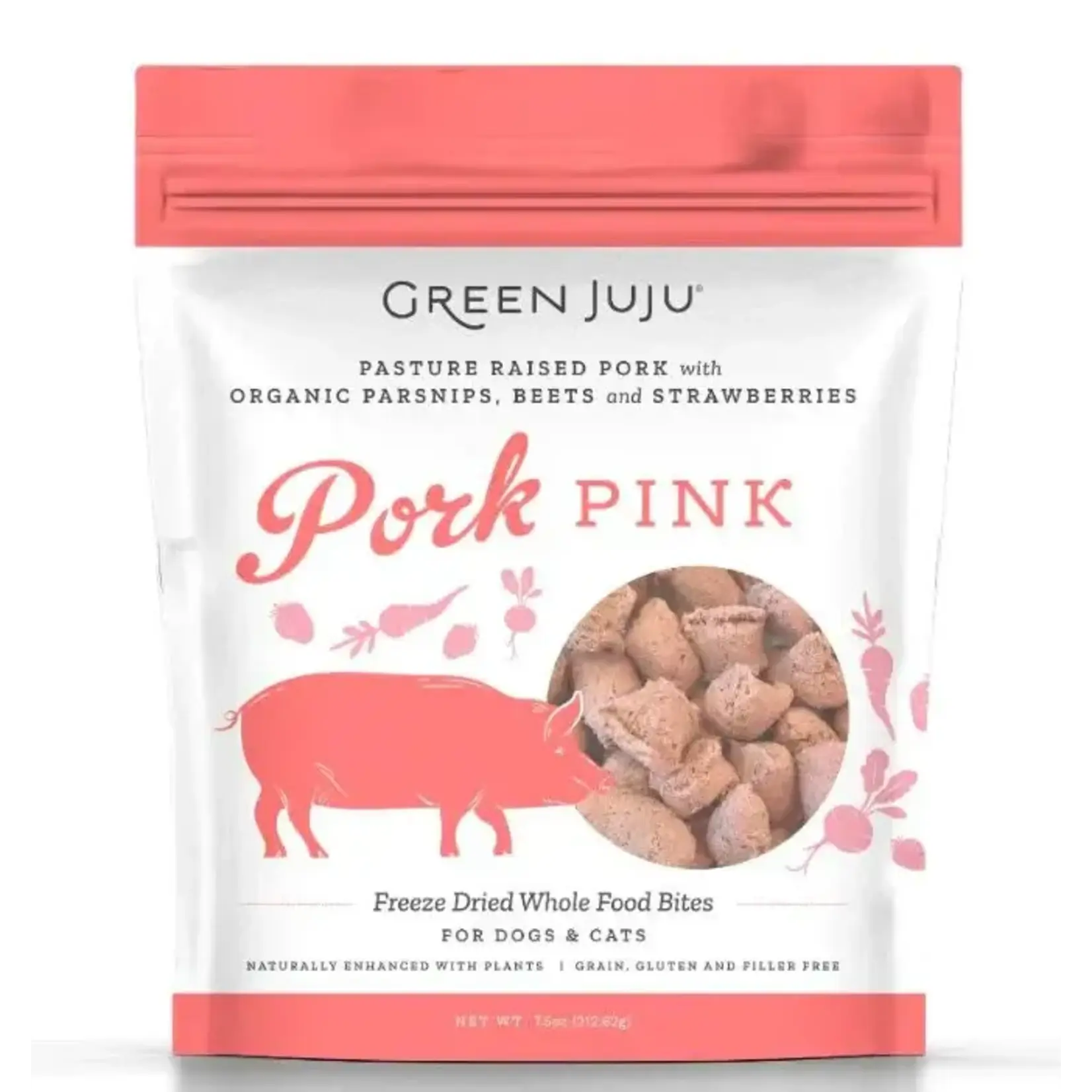 Green Juju Green Juju Freeze Dried Pasture Raised Pork Pink 7.5 oz