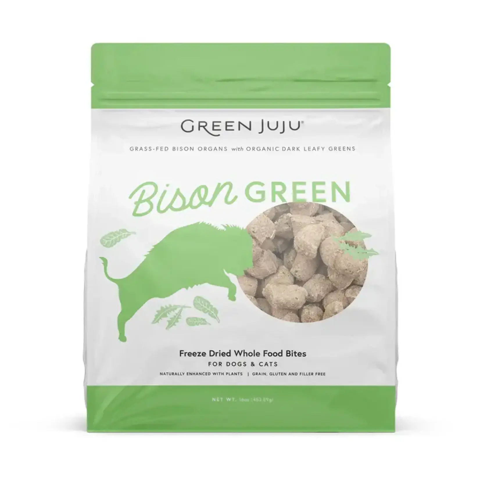 Green Juju Green Juju Freeze Dried Grass-Fed Bison Green 16 oz