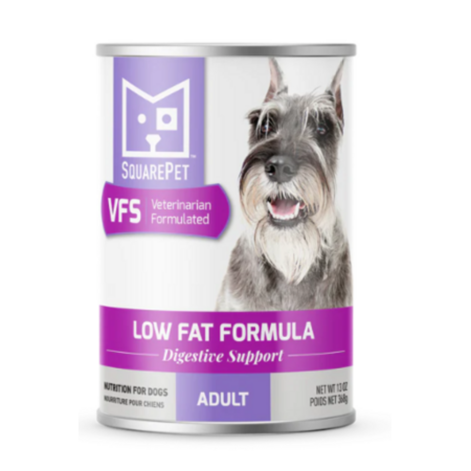 SquarePet SquarePet VFS Vet Formulated Low Fat Formula Digestive Support Wet Dog Food 13 oz