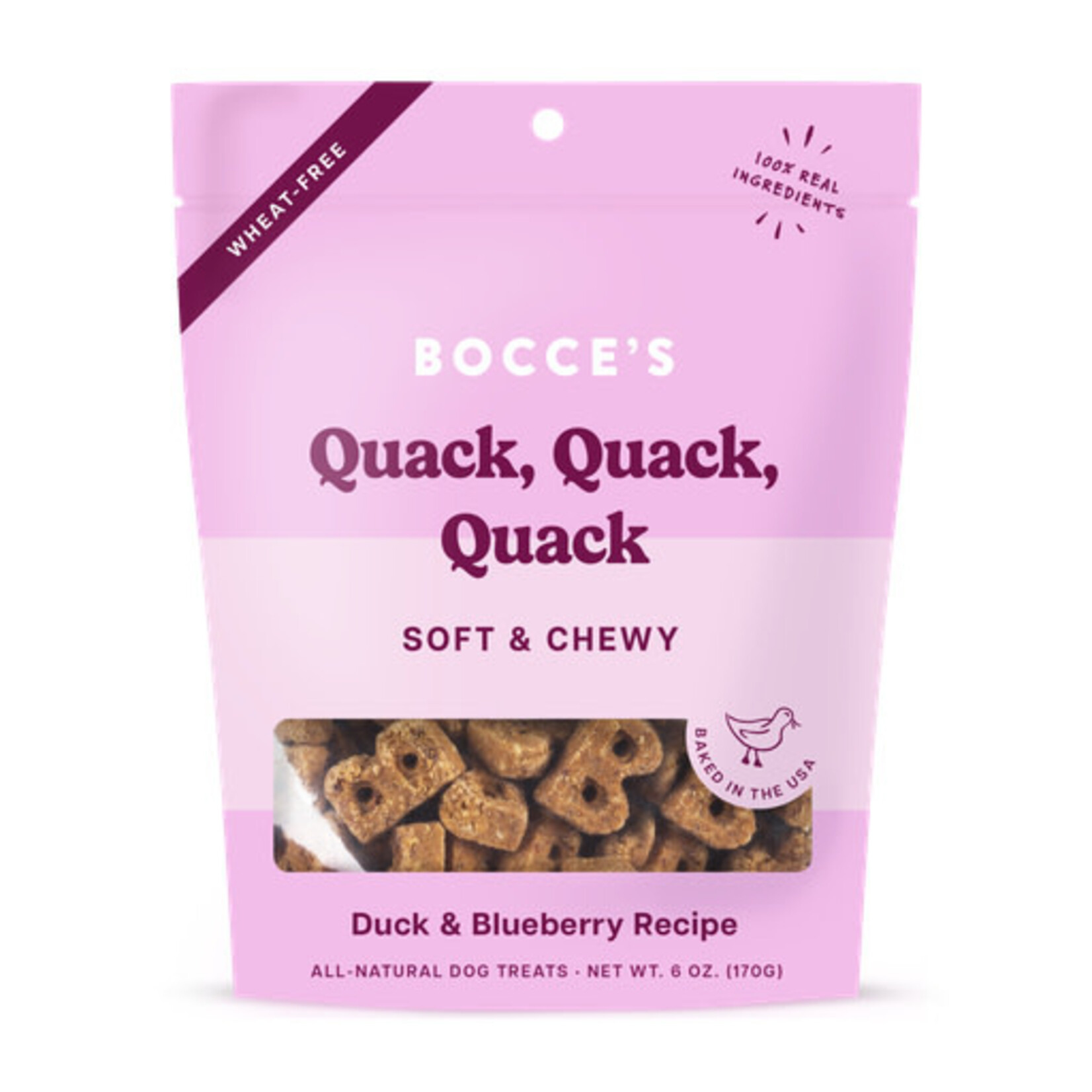 Bocce's Bakery Bocce's Bakery Soft & Chewy Quack Quack Quack 6 oz