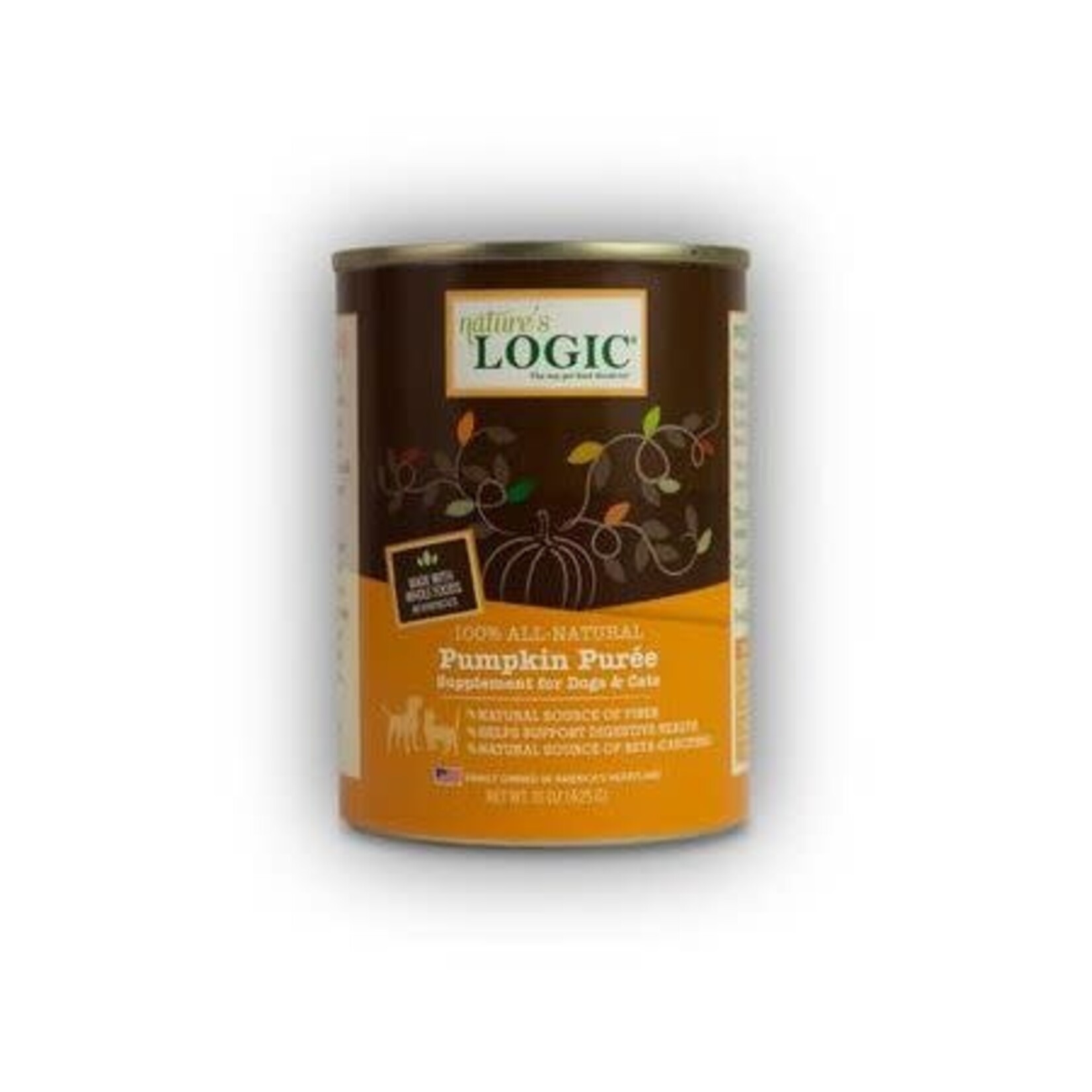 Nature's Logic Nature's Logic 100% Natural Pumpkin Puree for Dogs & Cats 15 oz