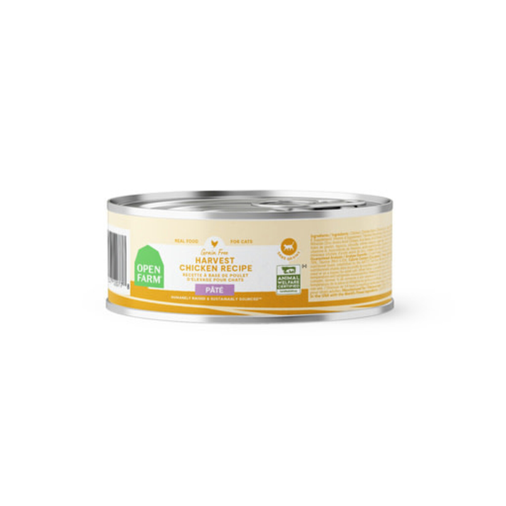 Open Farm Open Farm  Grain Free Harvest Chicken Recipe Pate Wet Cat Food 2.8 oz