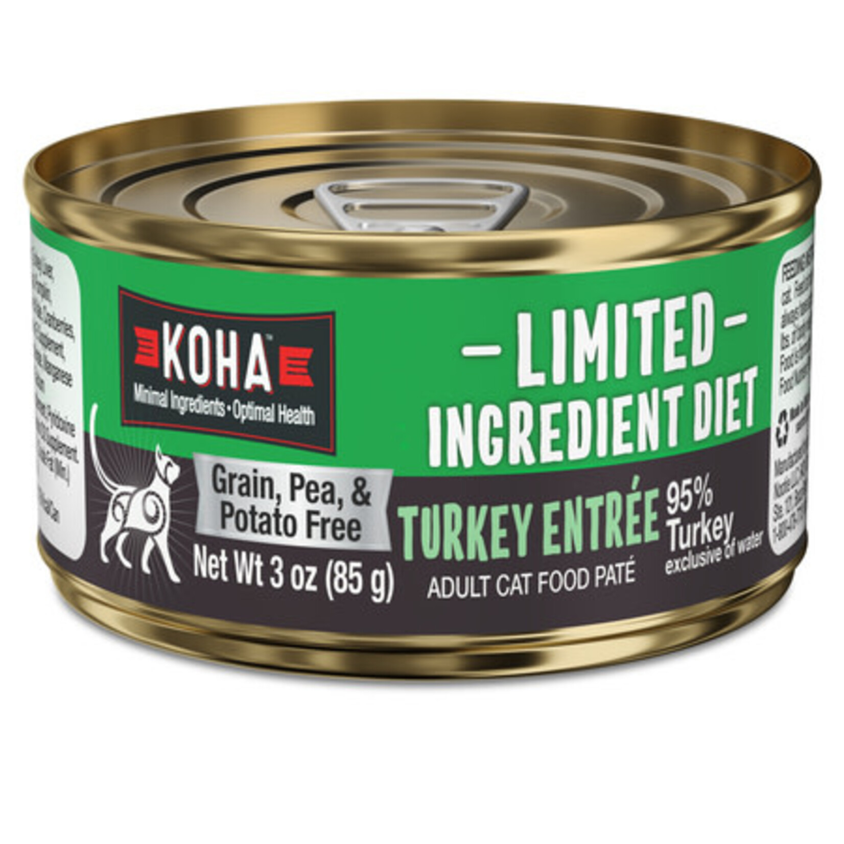 Koha KOHA Limited Ingredient Diet Turkey Pate Canned Cat Food 3oz