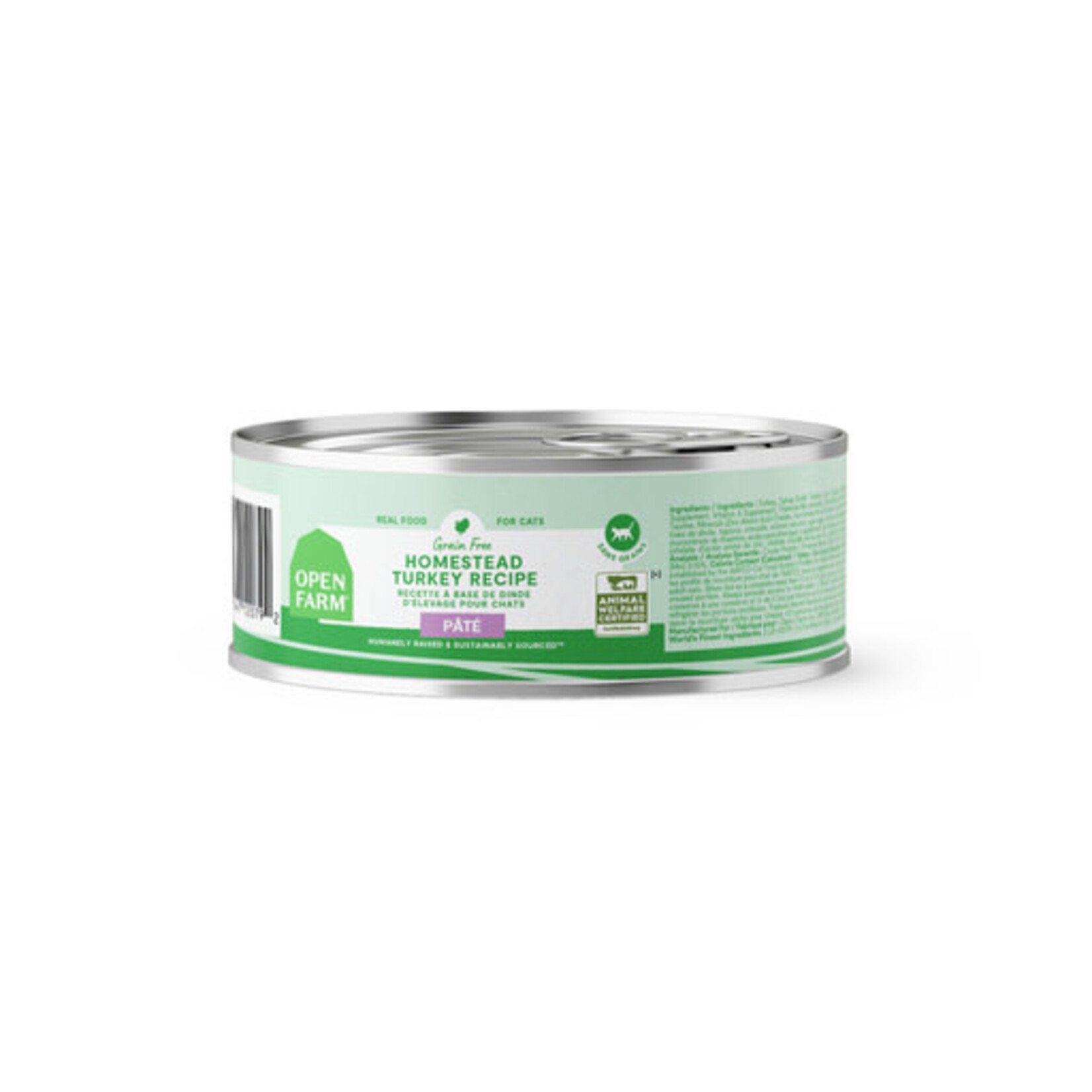 Open Farm Open Farm Grain Free Homestead Turkey Recipe Pate Wet Cat Food 2.8 oz