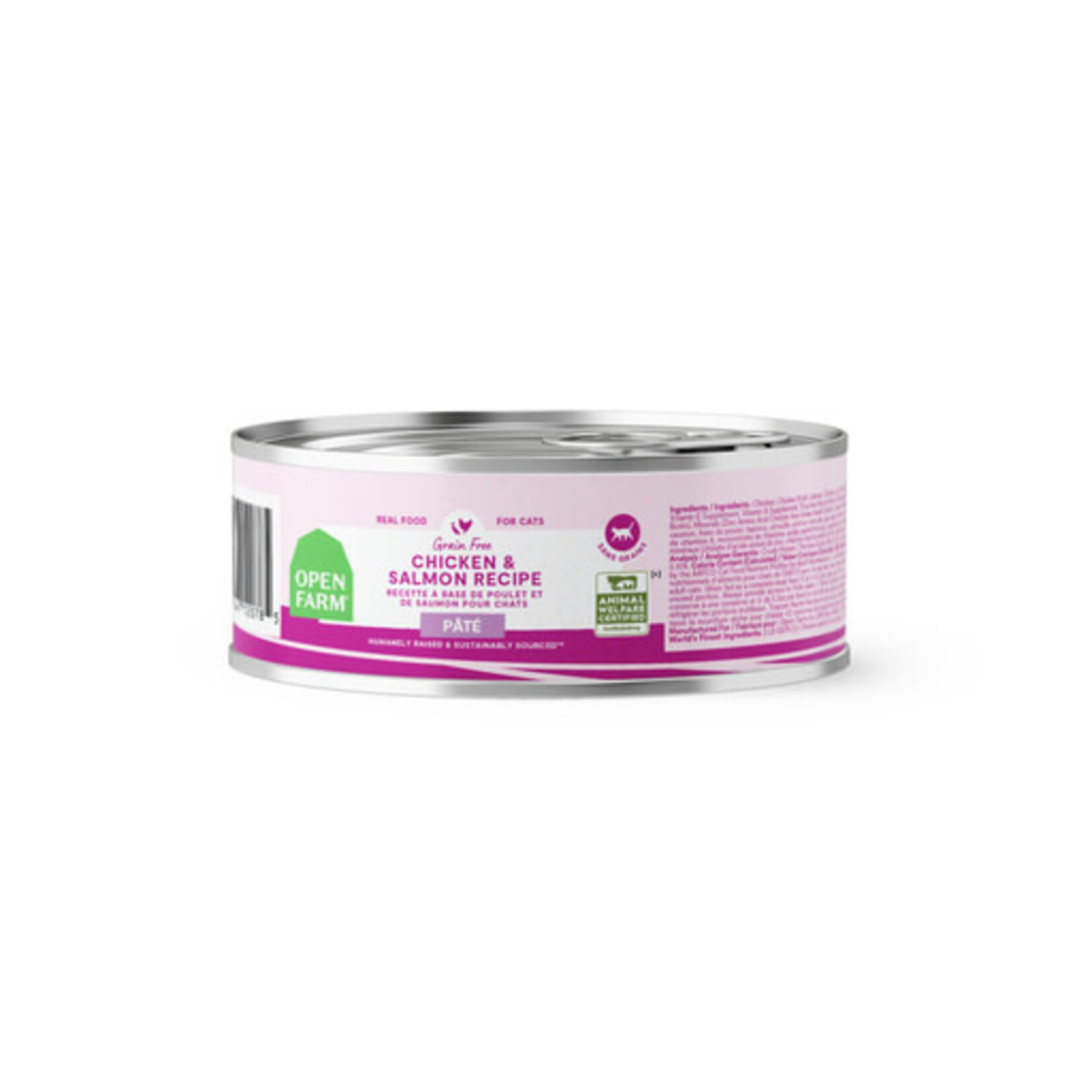 Open Farm Open Farm Grain Free Chicken & Salmon Recipe Pate Wet Cat Food 5.3 oz