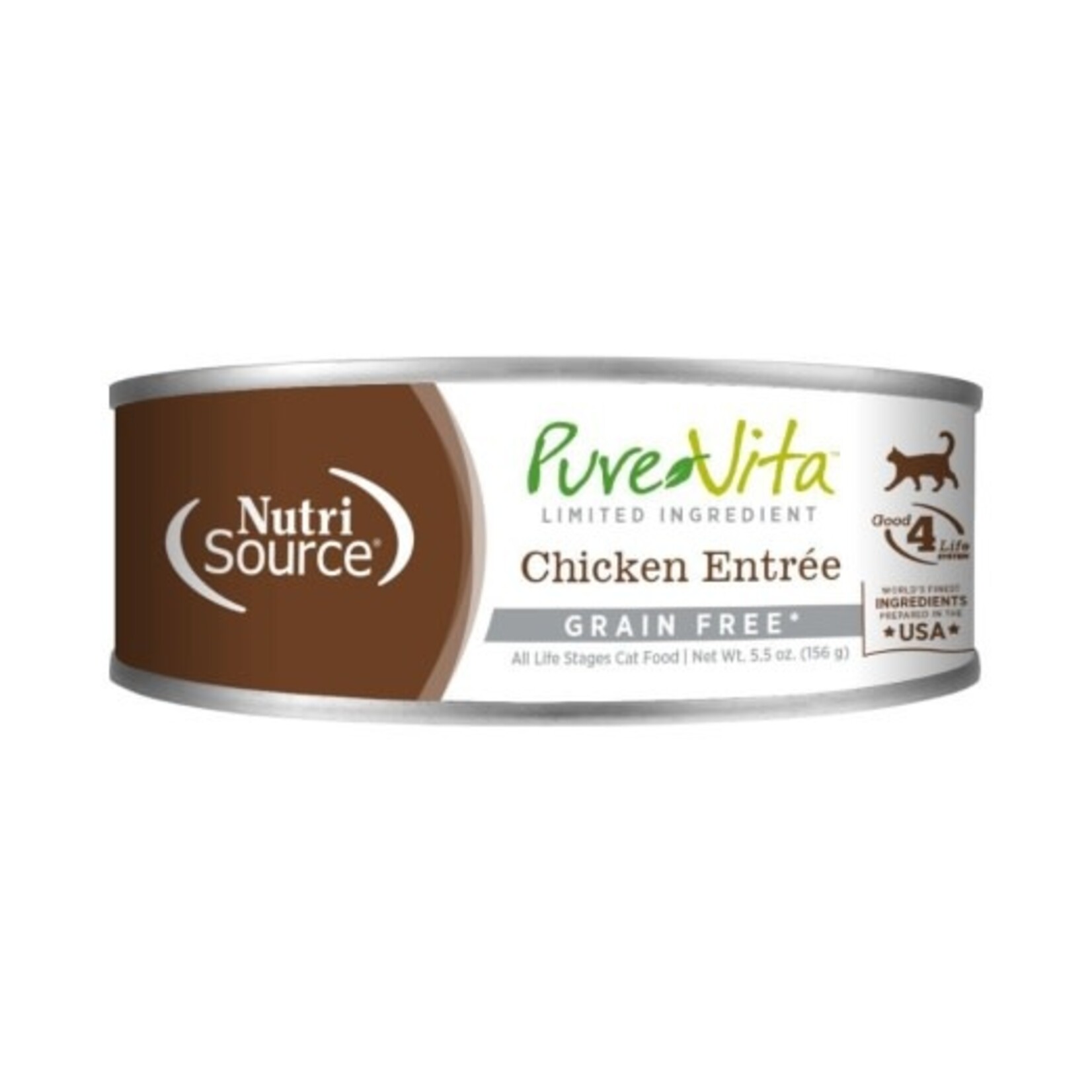 Pure Vita Pure Vita Chicken Entrée Cat Canned Food 5.5oz