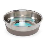 Messy Mutts Messy Mutts Stainless Steel Silicone Dog Bowl Feeder with Removeable Bottom - 8 Cup