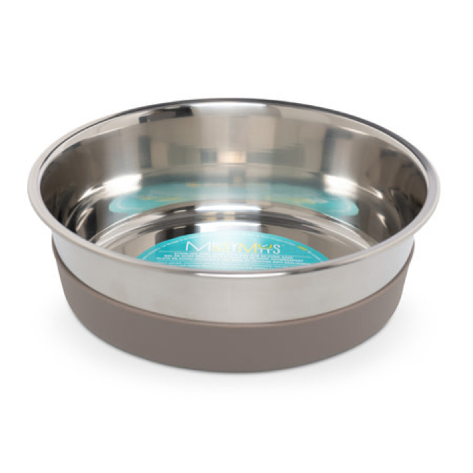 Messy Mutts Messy Mutts Stainless Steel Silicone Dog Bowl Feeder with Removeable Bottom - 8 Cup