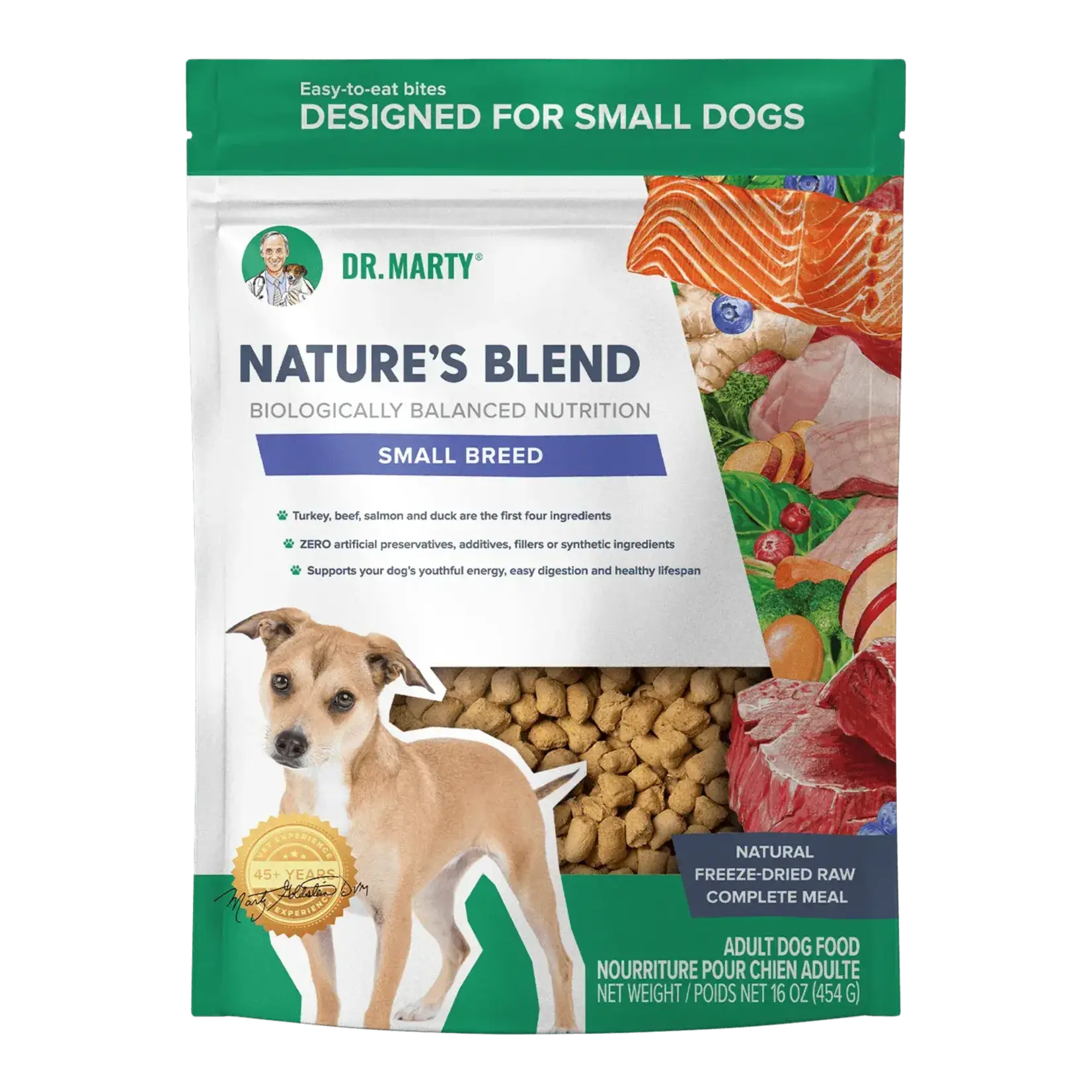 Dr. Marty Dr. Marty's Freeze-Dried Nature's Blend Small Breed Dog Food 16 oz