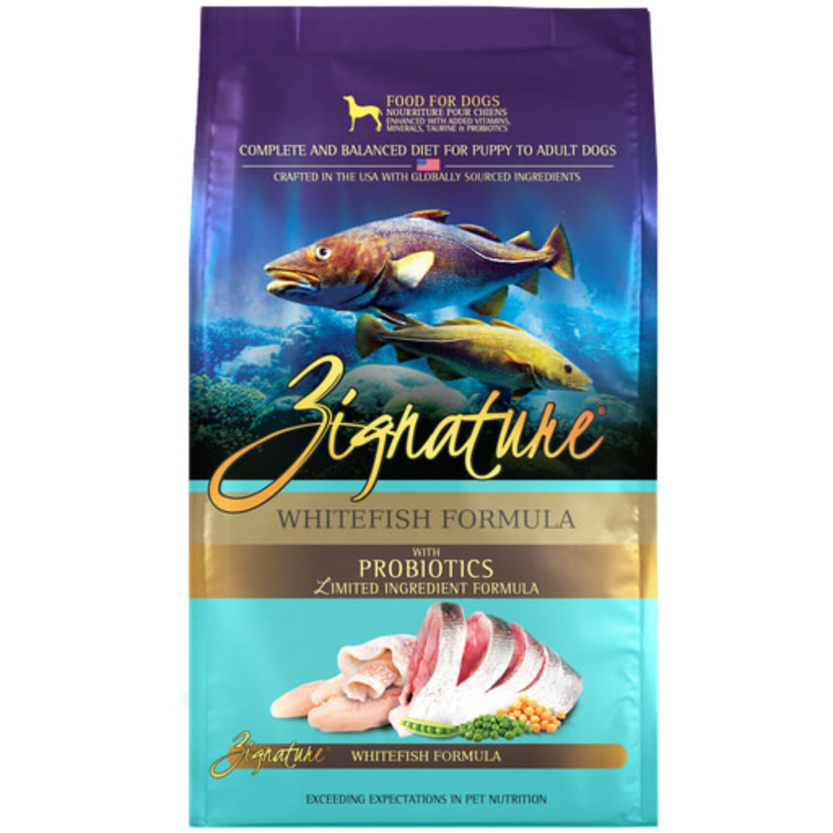 Zignature Zignature Whitefish Limited Ingredient Formula Dry Dog Food 4#