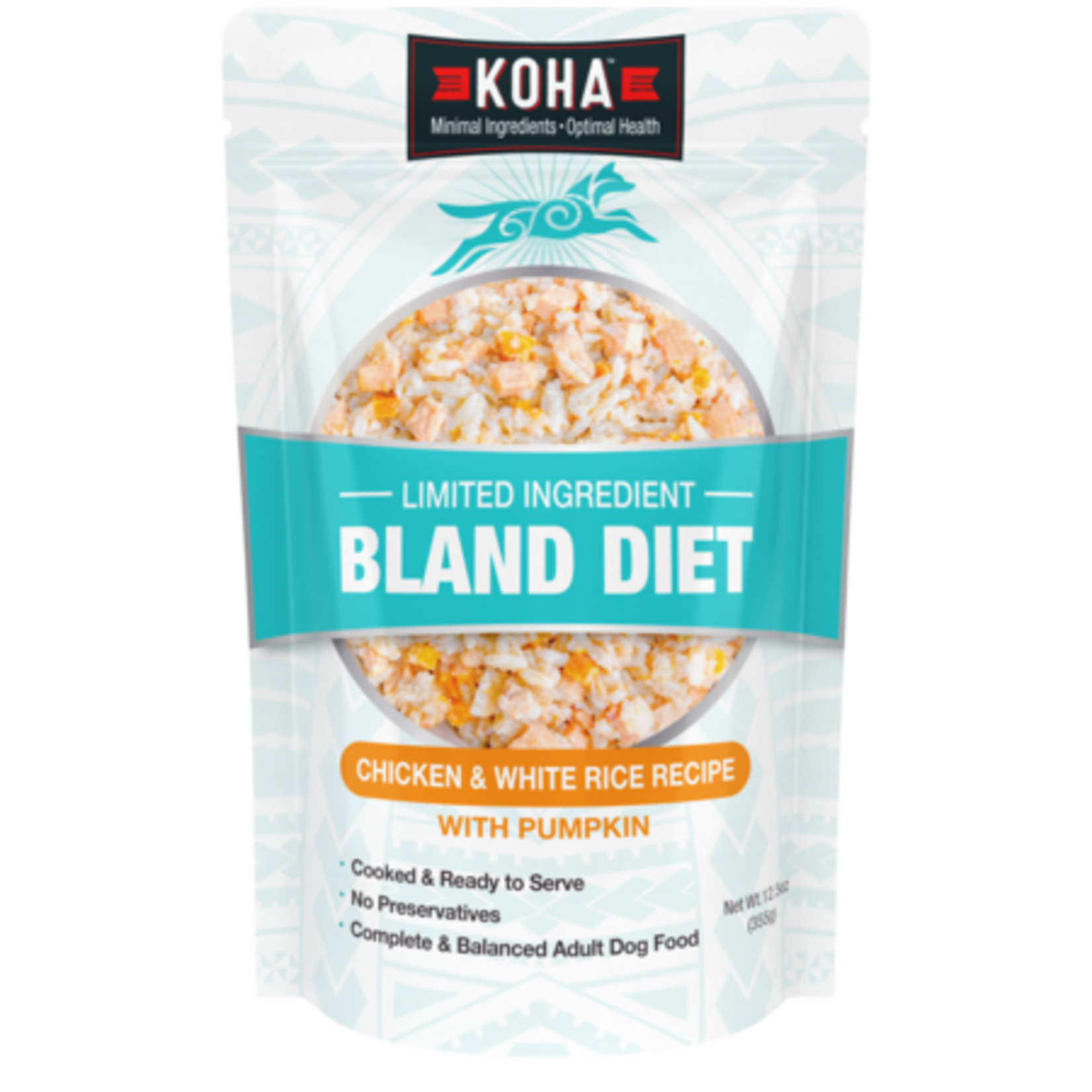 Koha Koha Limited Ingredient Bland Diet Chicken & White Rice with Pumpkin 12.5 oz