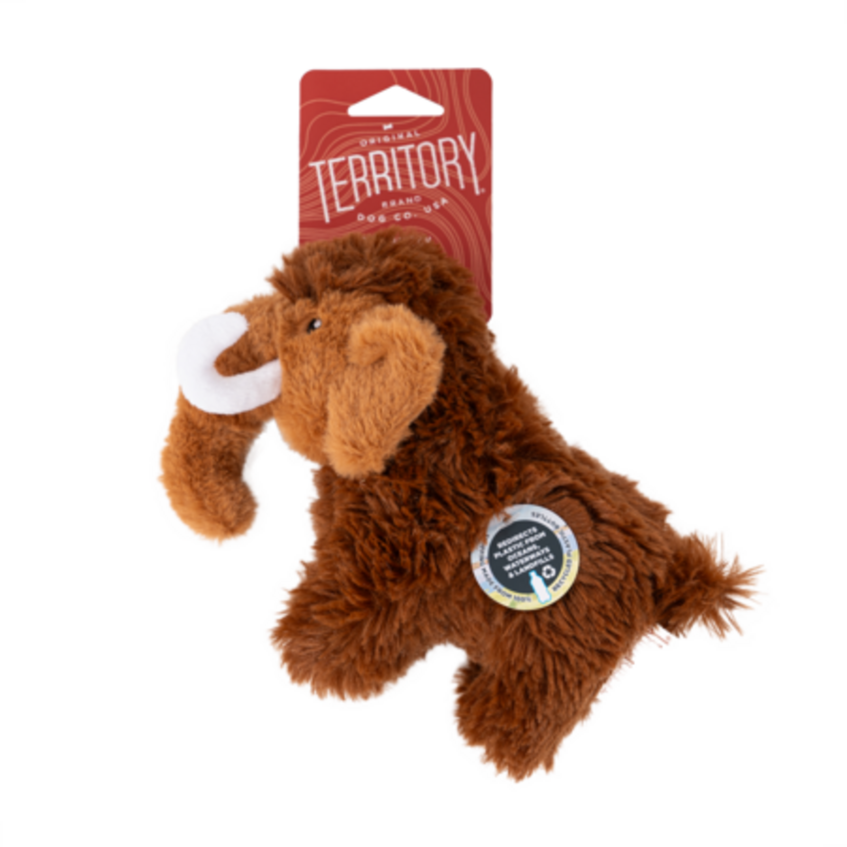 Territory Territory Plush Woolly Mammoth Dog Toy 8"