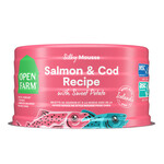 Open Farm Open Farm Icelandic Salmon & Cod Recipe with Sweet Potato Silky Mousse Wet Dog Food 7 oz