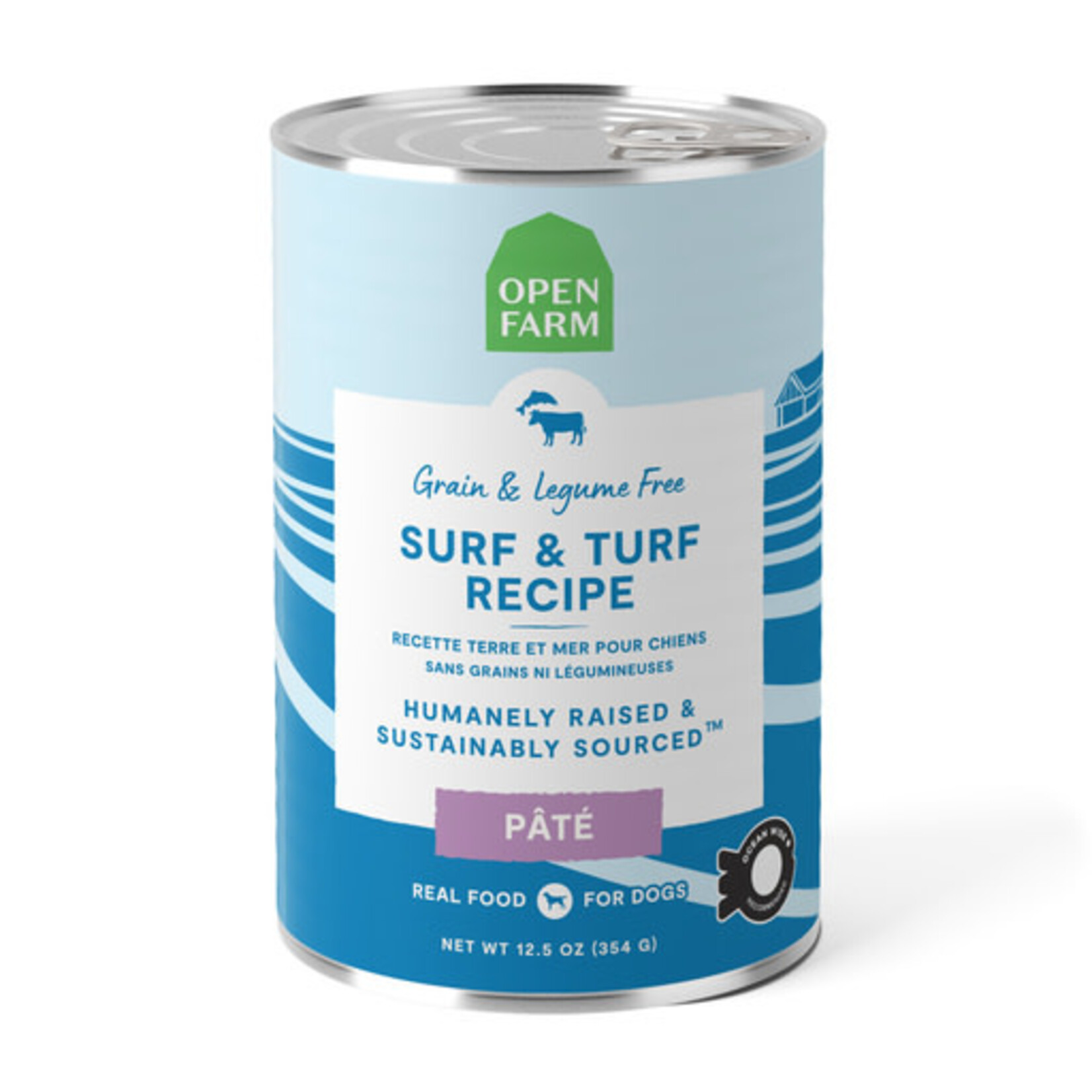 Open Farm Open Farm Grain & Legume Free Surf & Turf Pate Wet Dog Food 12.5 oz