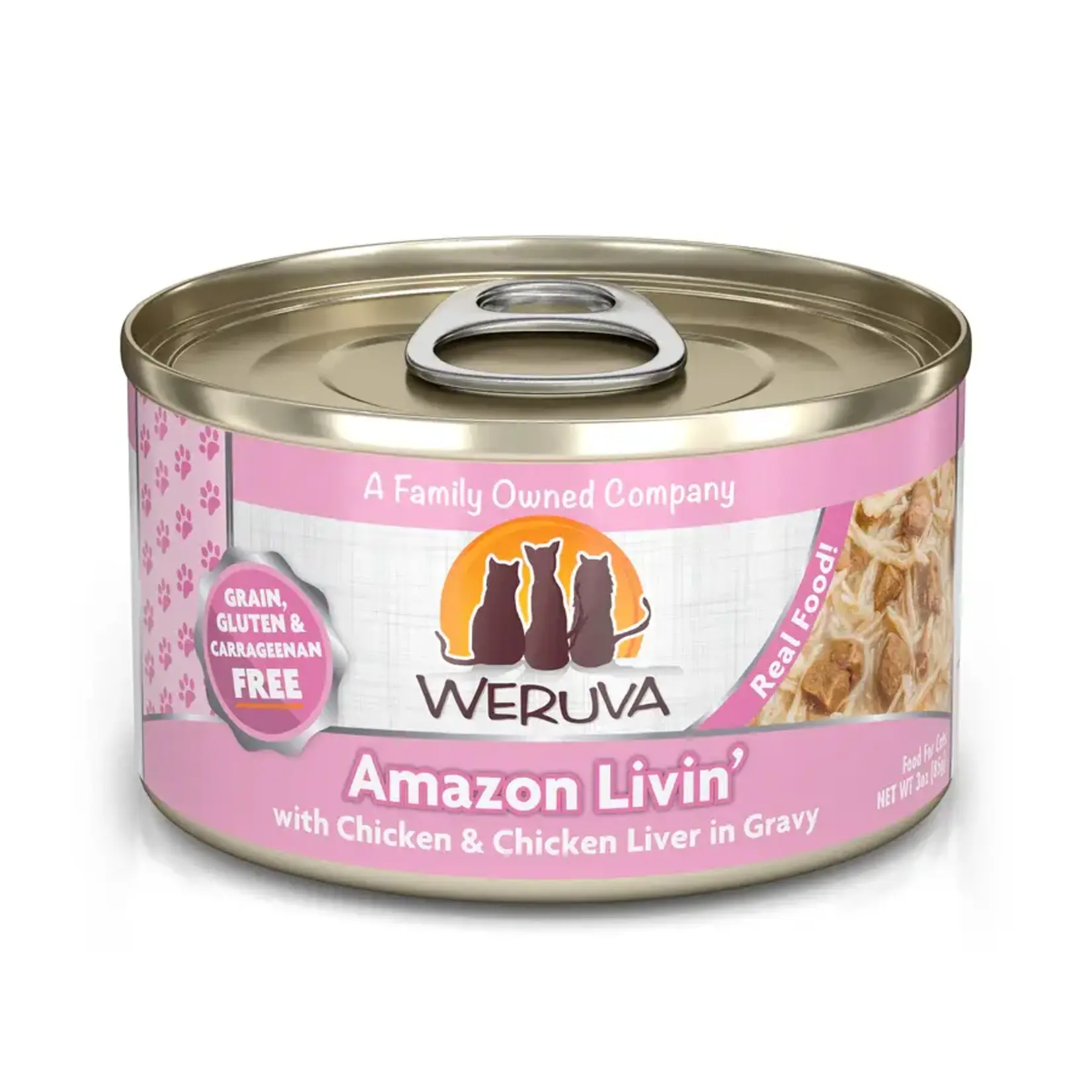 Weruva Weruva Nine Liver (Amazon Livin') Cat Can 3oz