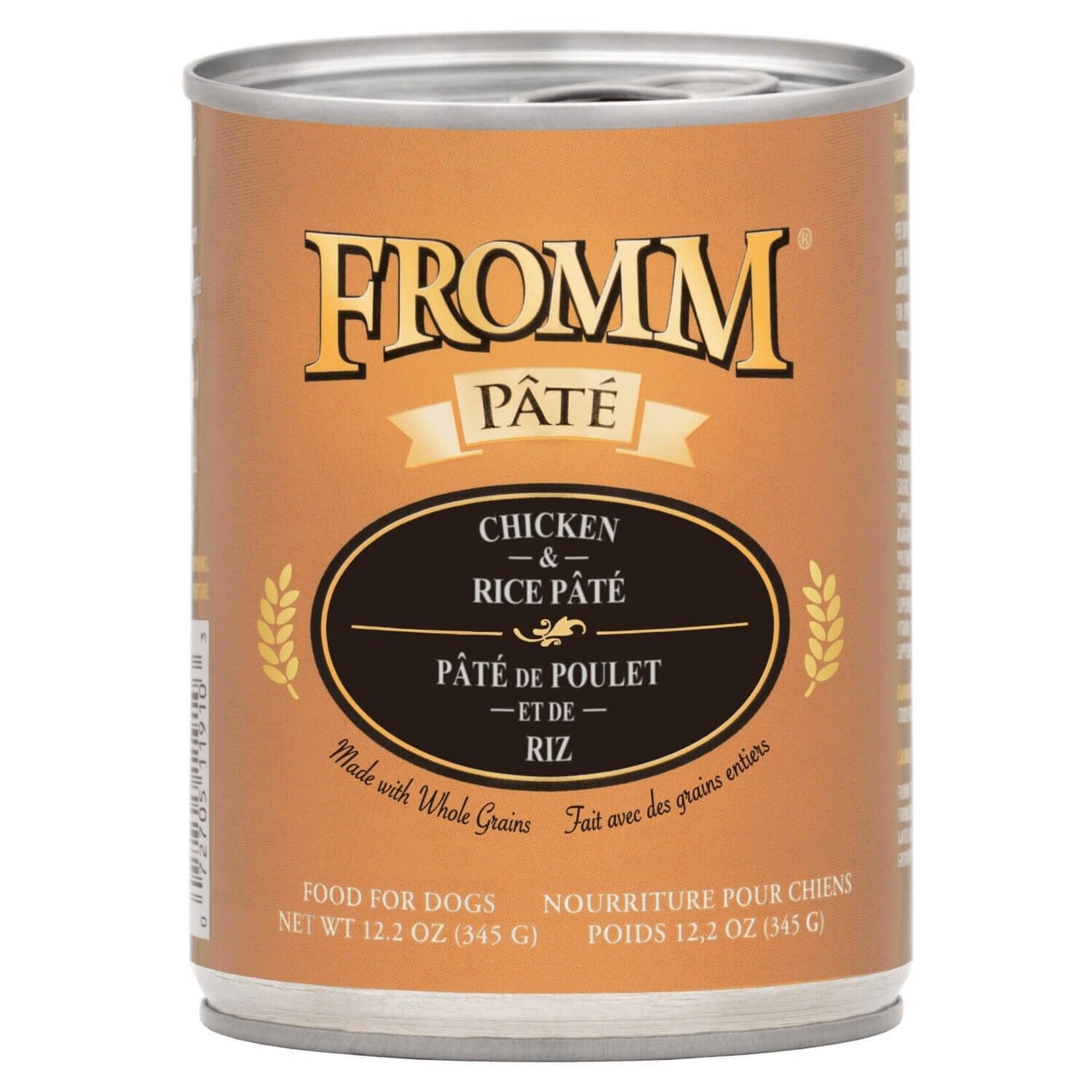 Fromm Family Fromm Pate Chicken & Rice Wet Dog Food 12.2 oz