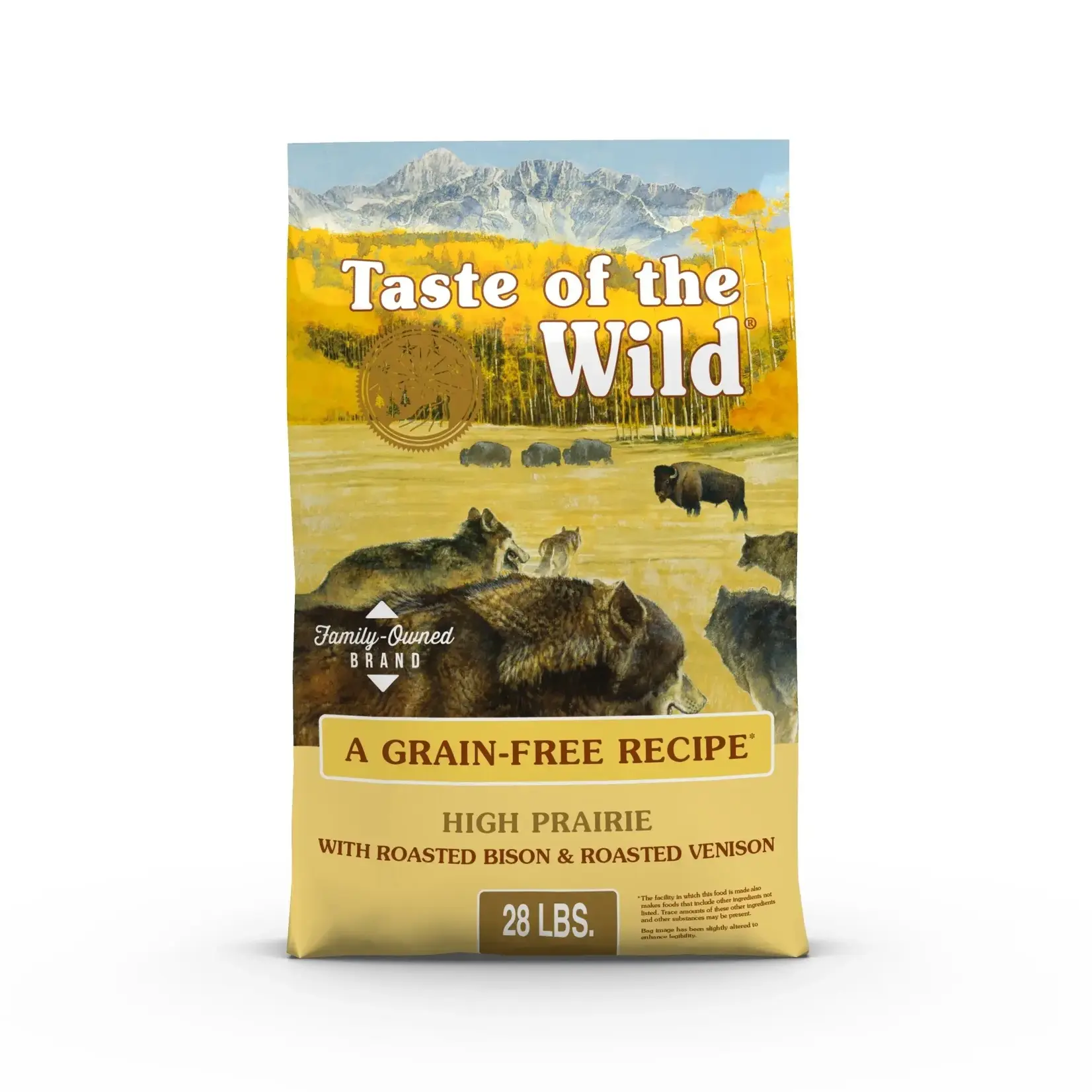 Taste of the Wild Taste of the Wild High Prairie Grain-Free Bison & Venison Dry Dog Food, 28#