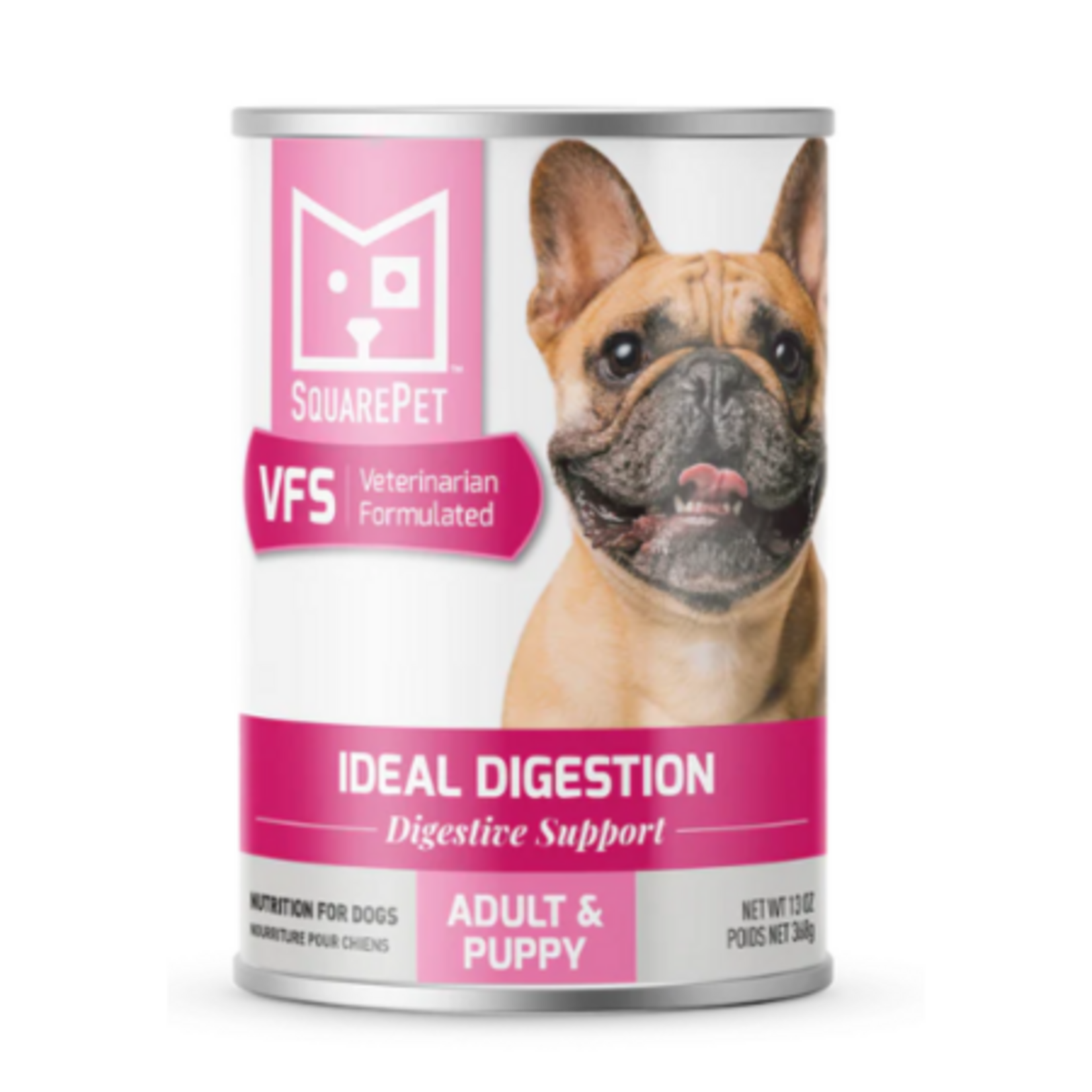 SquarePet SquarePet VFS Vet Formulated Ideal Digestion Support Adult & Puppy Wet Dog Food 13 oz