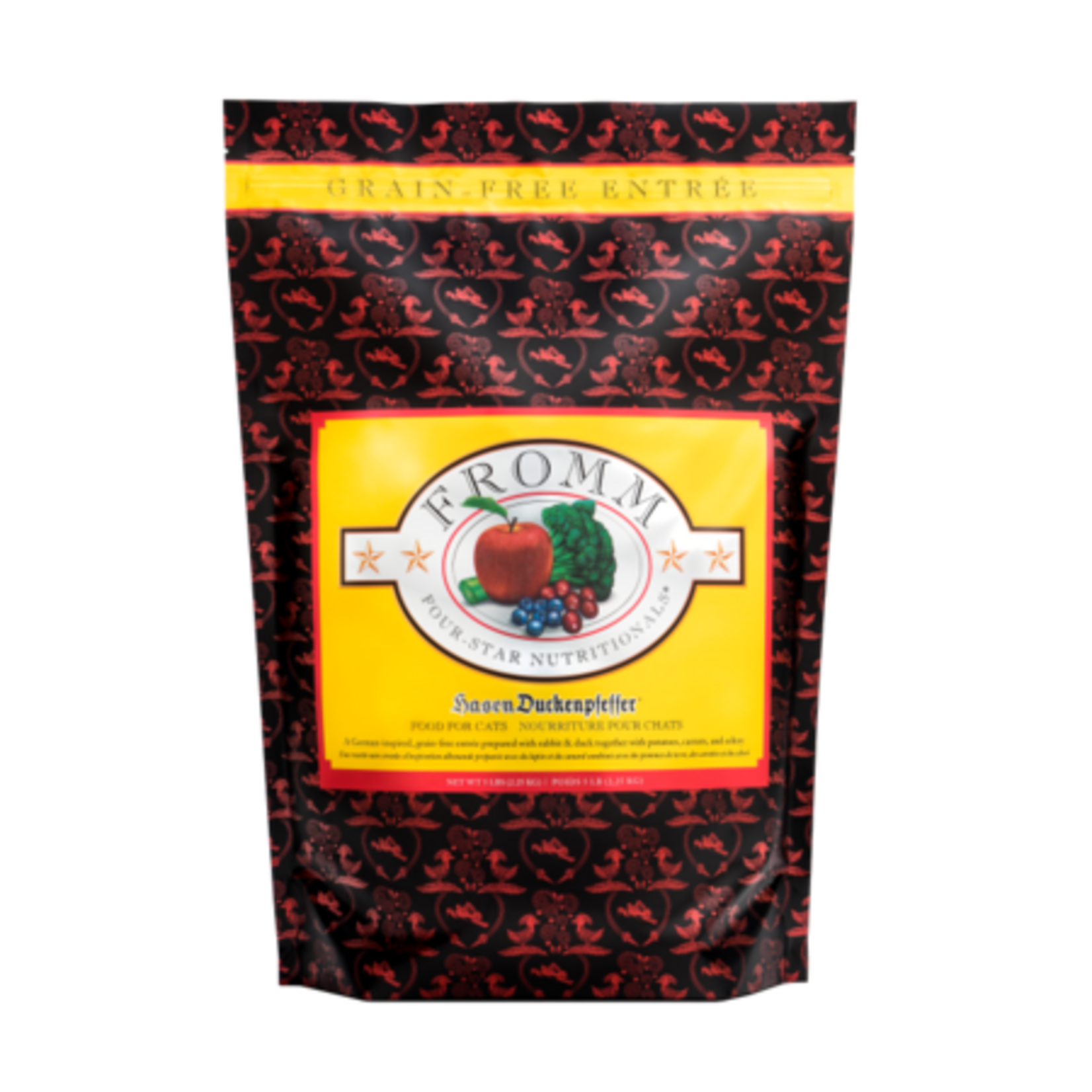 Fromm Family Fromm Four-Star Nutritionals Hasen Duckenpfeffer Dry Cat Food 4#