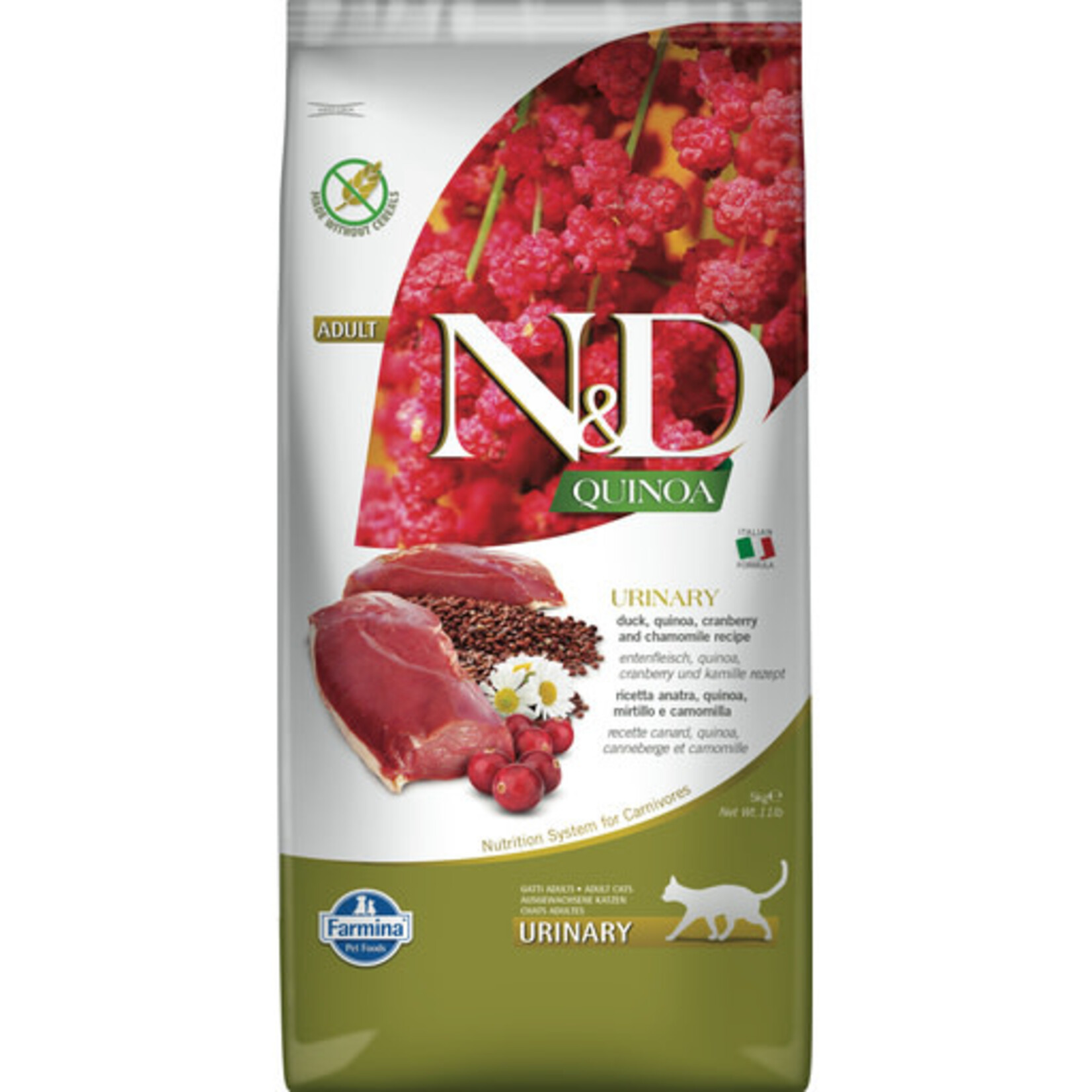 Farmina Farmina N&D Quinoa Urinary Duck & Cranberry Dry Cat Food 3.3#