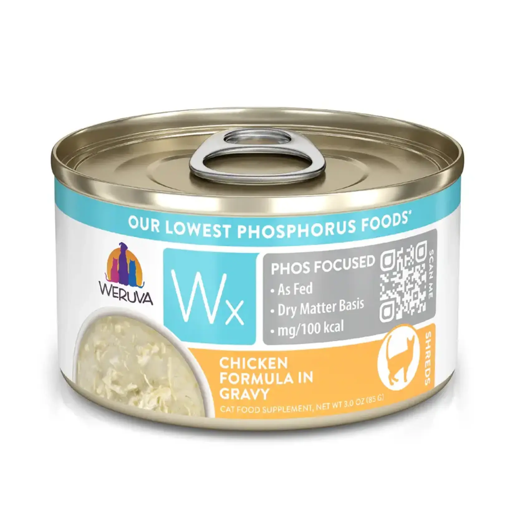 Weruva Weruva Wx Phos Focused Chicken Formula in Gravy Wet Cat Food 3 oz