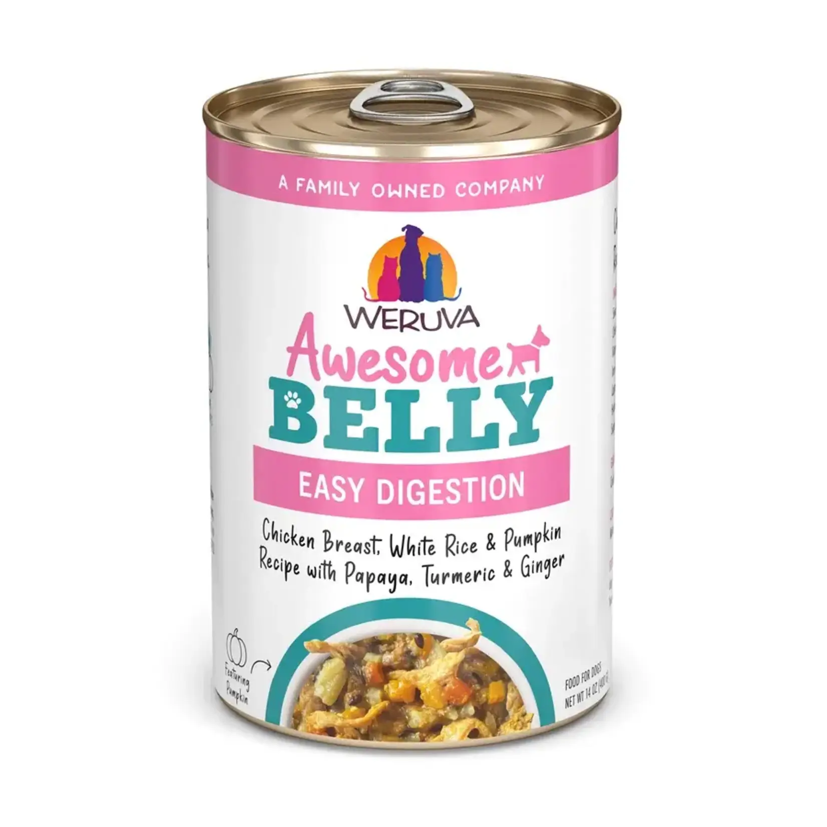 Weruva Weruva Awesome Belly Easy Digestion Chicken Breast, White Rice & Pumpkin Wet Dog Food 14 oz