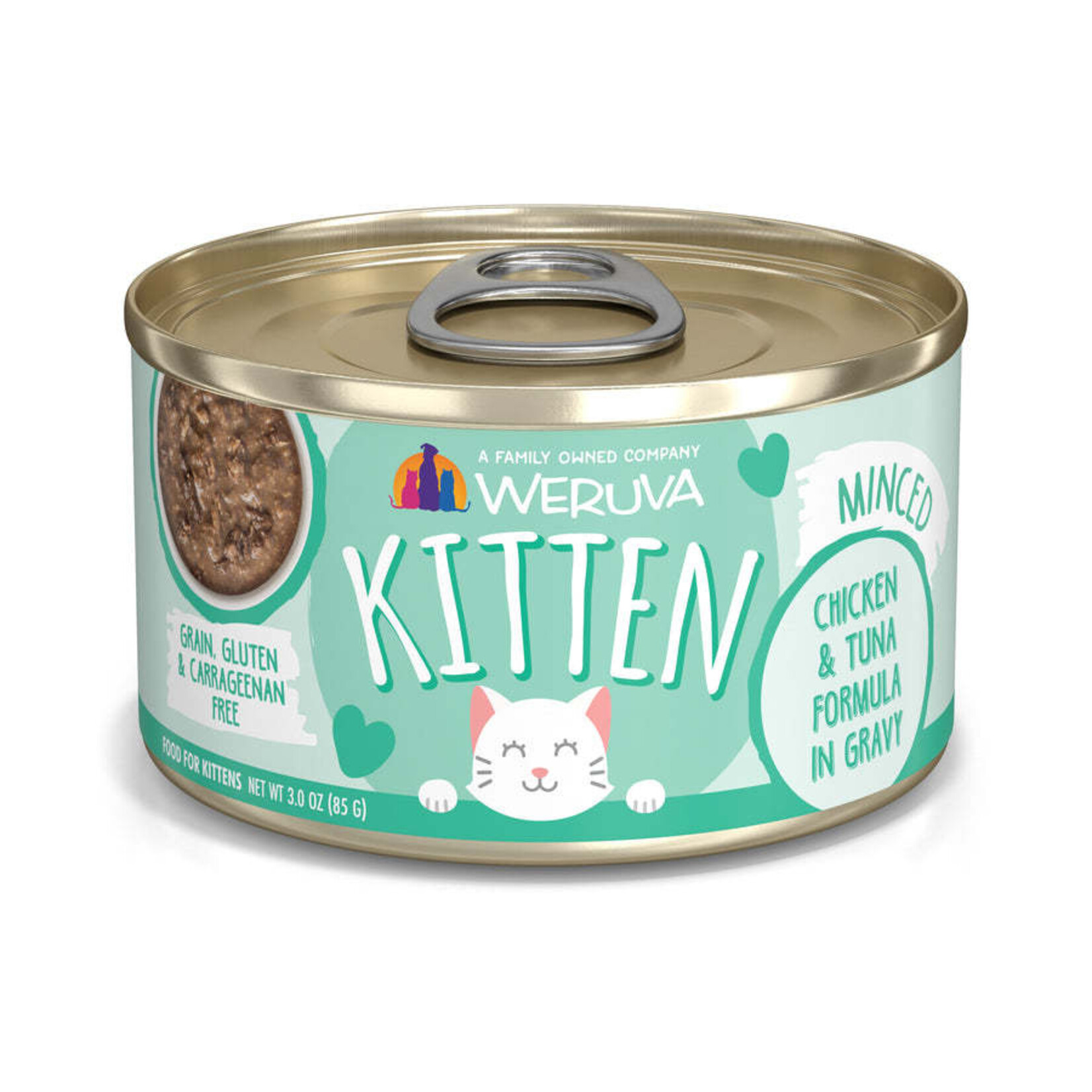 Weruva Weruva Chicken & Tuna in Gravy Kitten Can 3oz