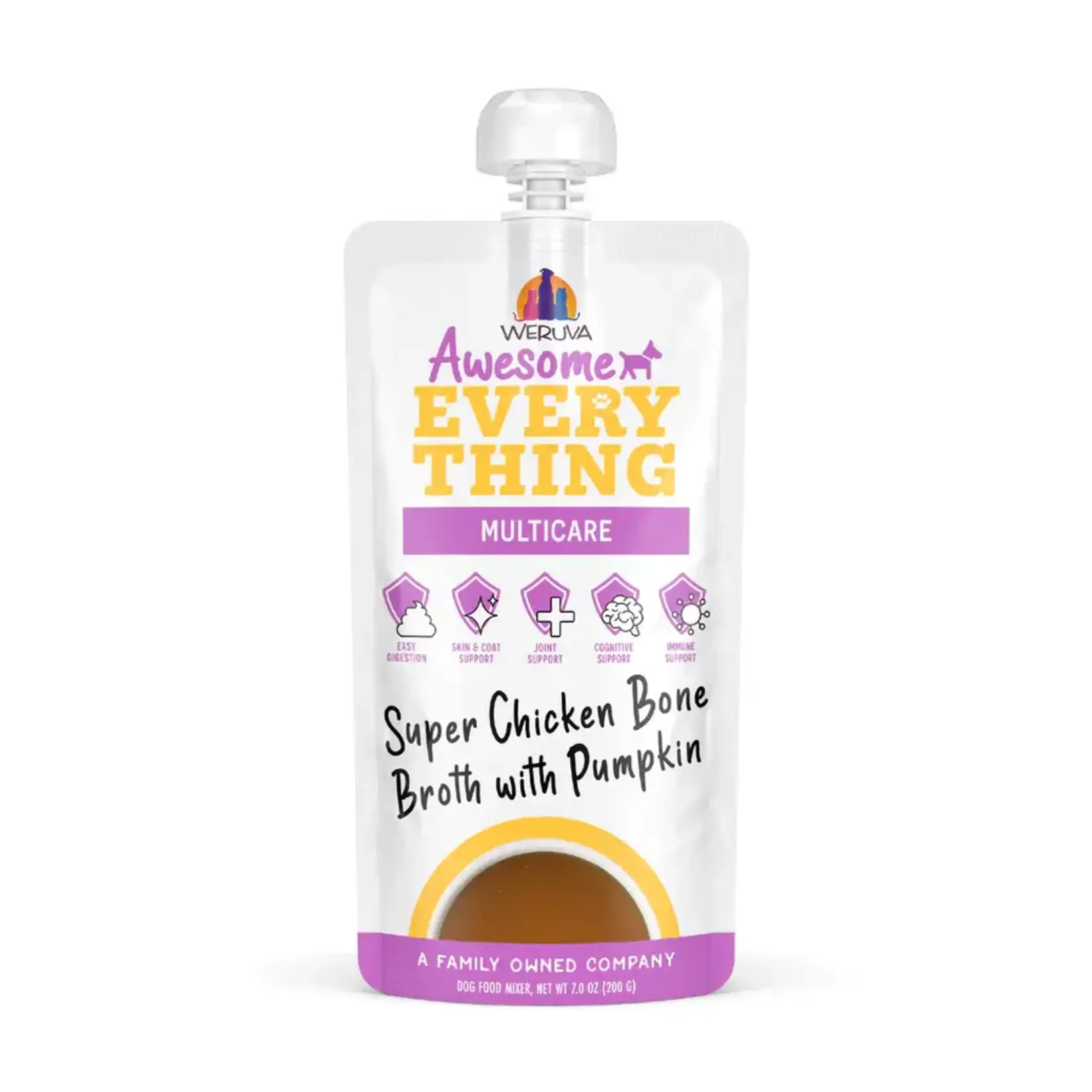 Weruva Weruva Awesome Everything Multicare Super Chicken Bone Broth with Pumpkin 7 oz