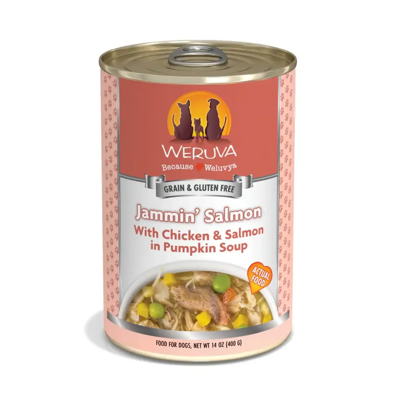 Weruva Weruva Jammin' Salmon with Chicken & Salmon in Pumpkin Soup Wet Dog Food 14oz