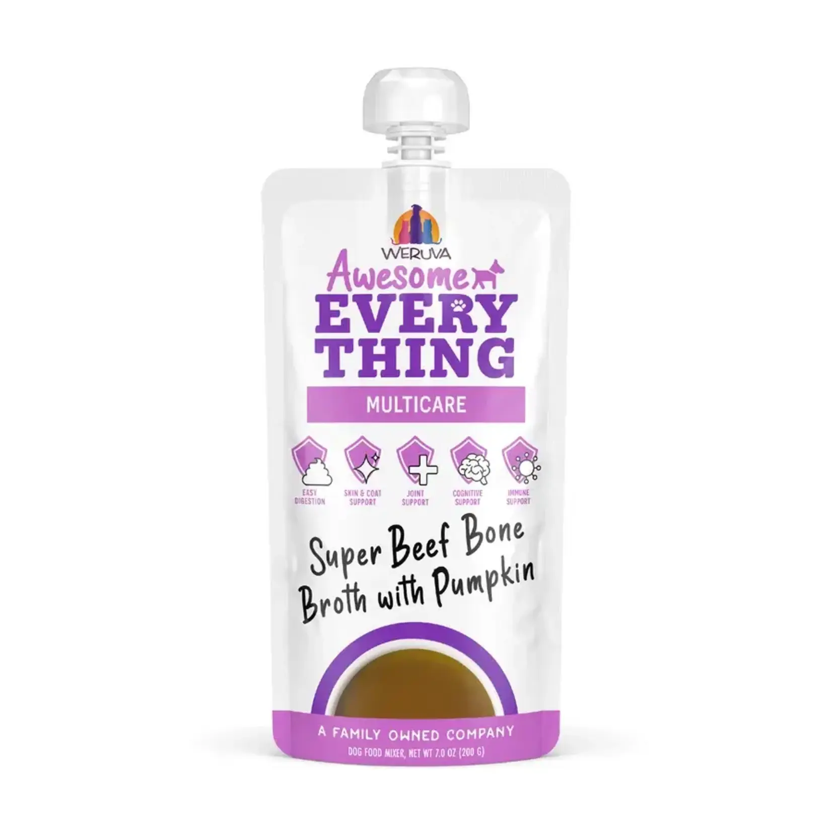 Weruva Weruva Awesome Everything Multicare Super Beef Bone Broth with Pumpkin 7 oz