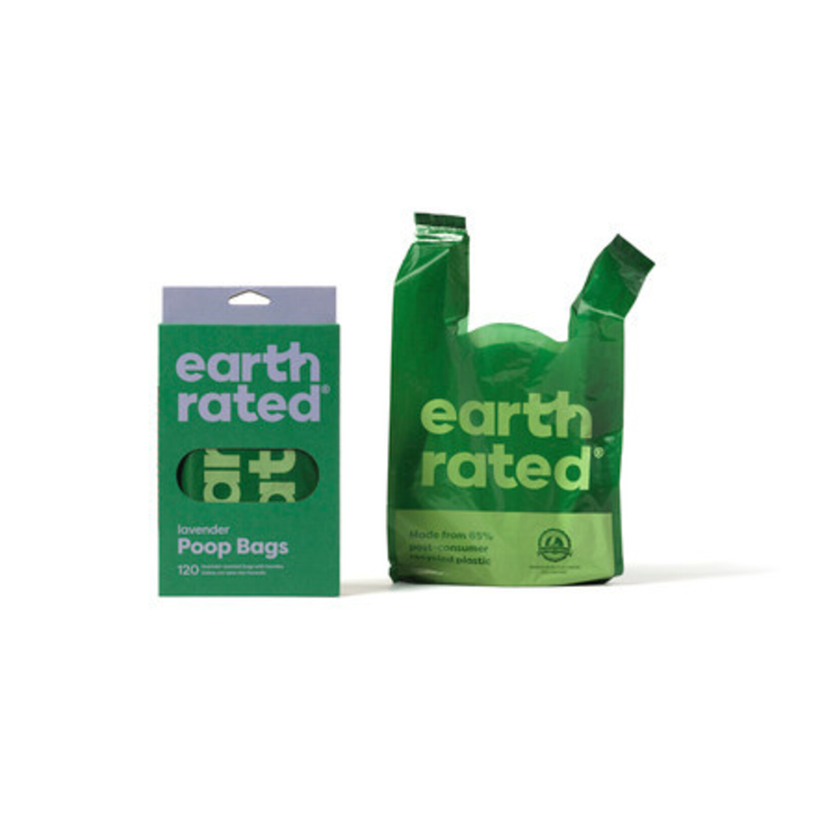 Earth Rated Earth Rated Poop Bags with Easy-Tie Handles, Lavender Scented, 120 Handle Bags