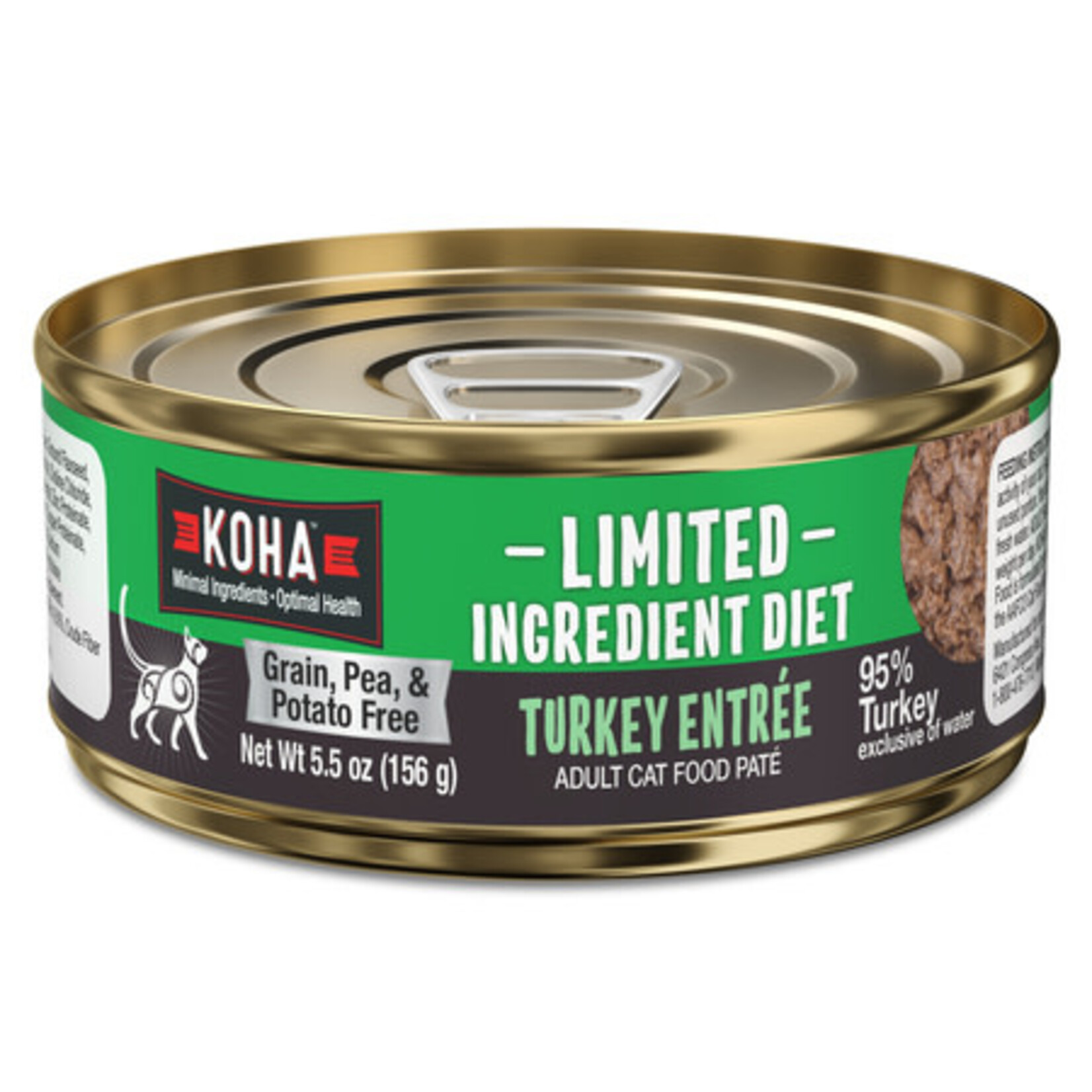 Koha KOHA Limited Ingredient Diet Grain-Free Turkey Entrée Pate Wet Cat Food 5.5 oz