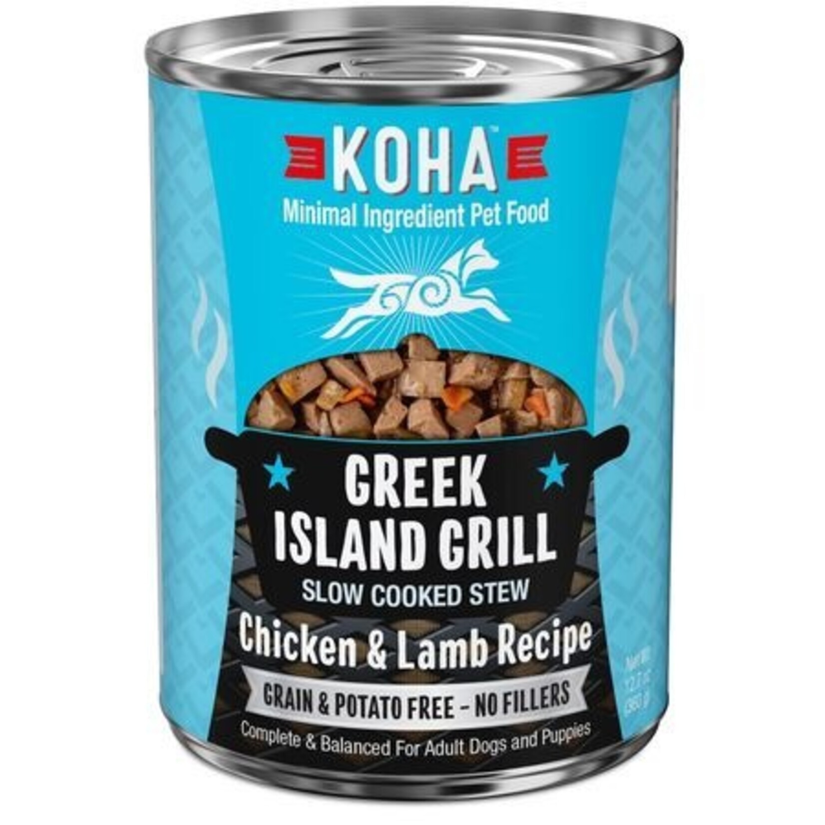 Koha KOHA Greek Island Grill Stew Chicken & Lamb Canned Dog Food 12.7oz