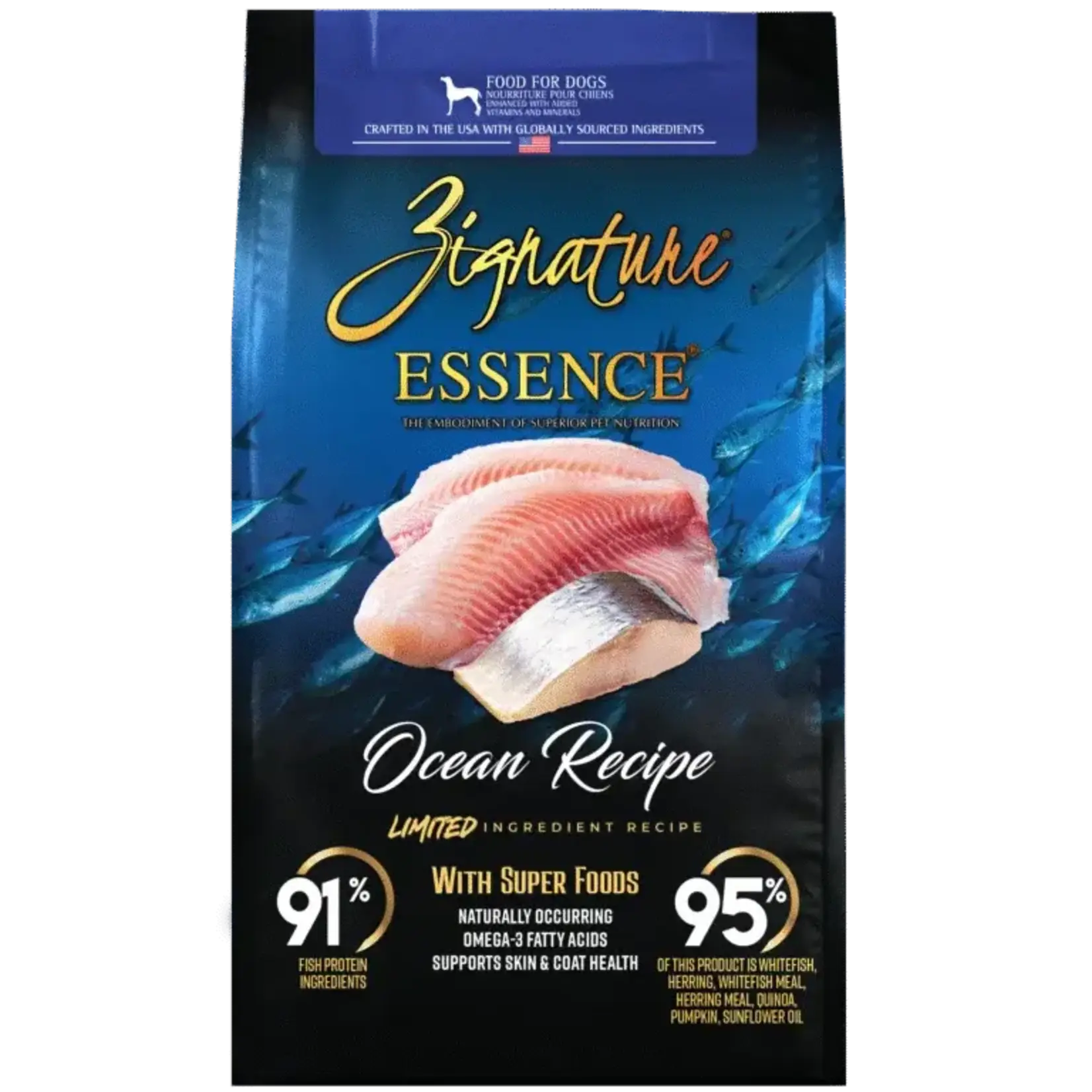 Zignature Essence Limited Ingredient Recipe Ocean Recipe Dry Dog Food 21#