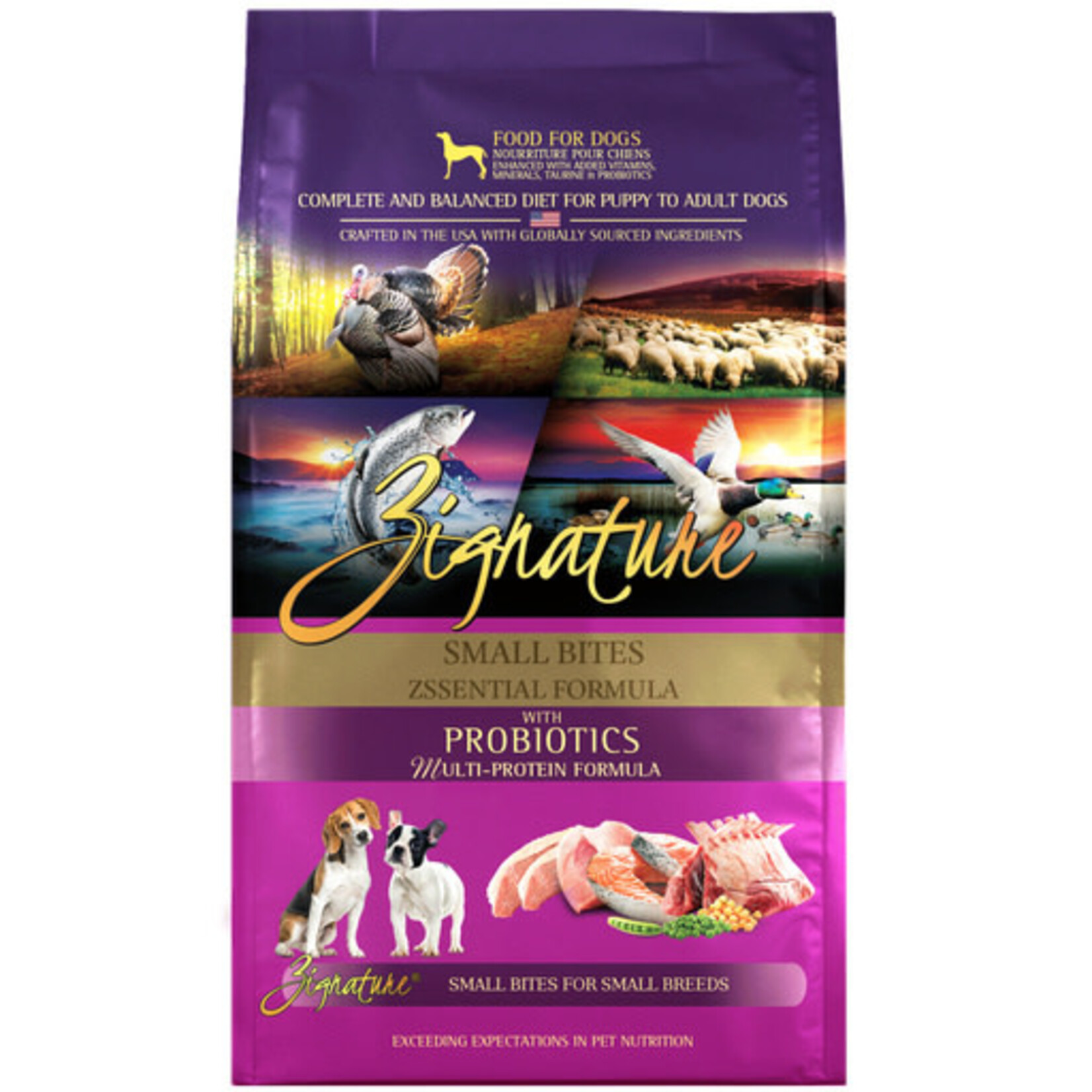 Zignature Zignature Zssential Multi-Protein Formula Small Bites Dry Dog Food 4#