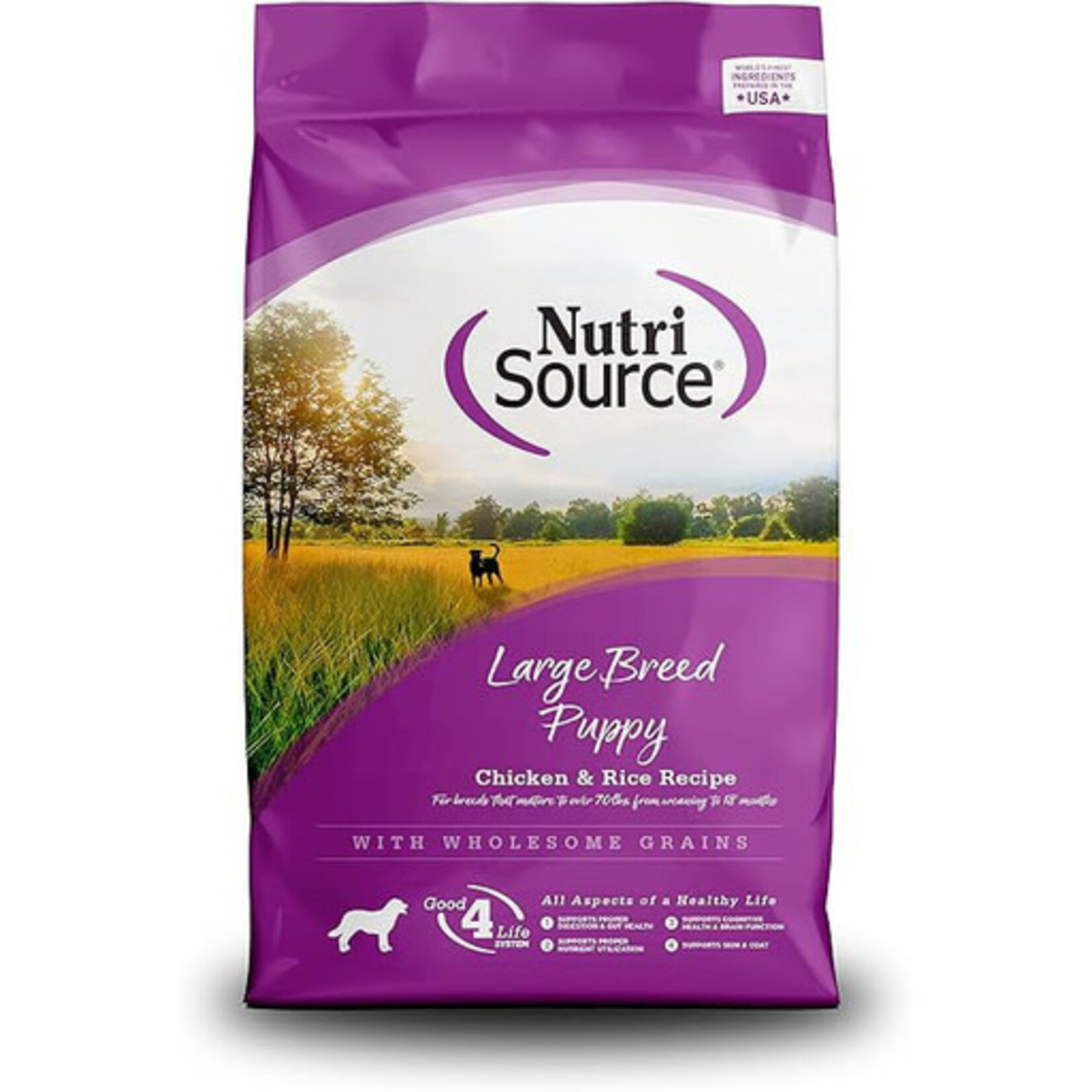 Nutrisource NutriSource Large Breed Puppy Chicken & Rice Recipe Dry Dog Food 4#