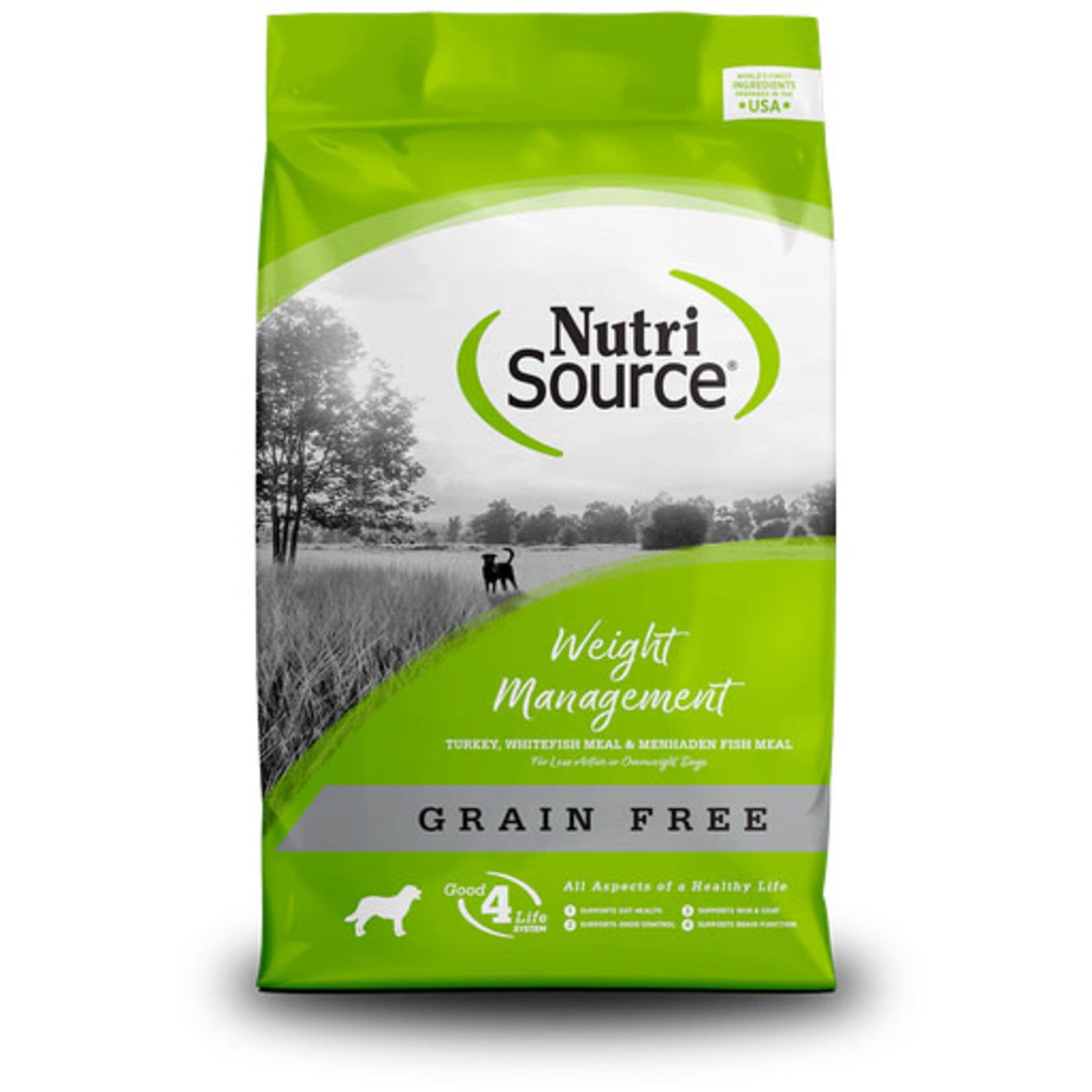 Nutrisource NutriSource Weight Management Turkey & Lentils Grain Free Dry Dog Food 12#