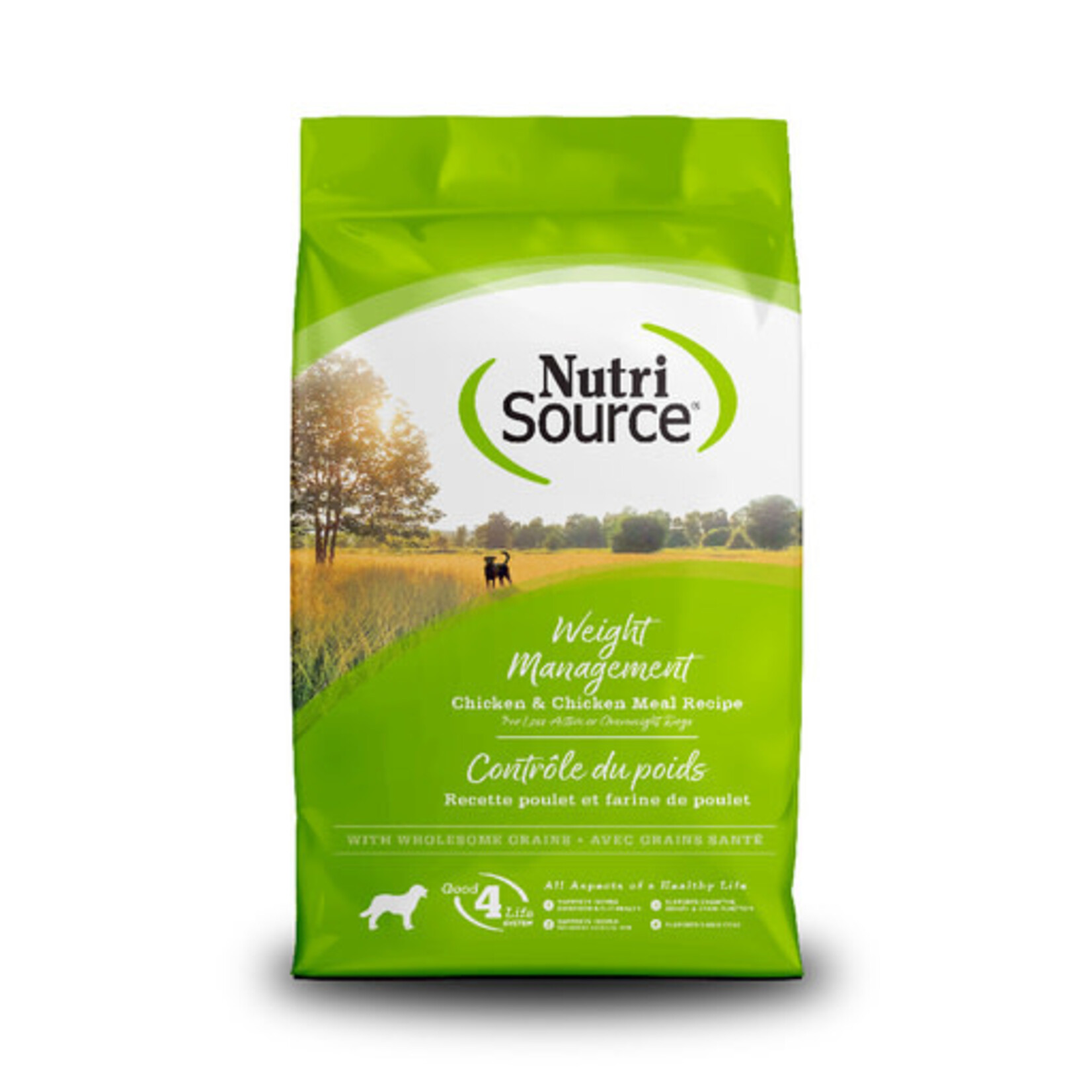 Nutrisource NutriSource Weight Management Chicken Recipe Dry Dog Food 4#