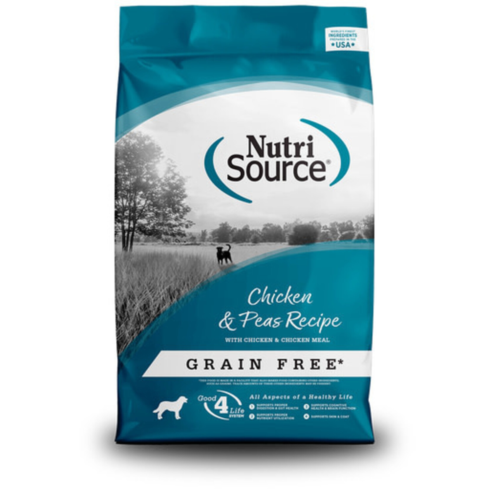Nutrisource NutriSource Chicken & Pea Grain Free Dry Dog Food 26#