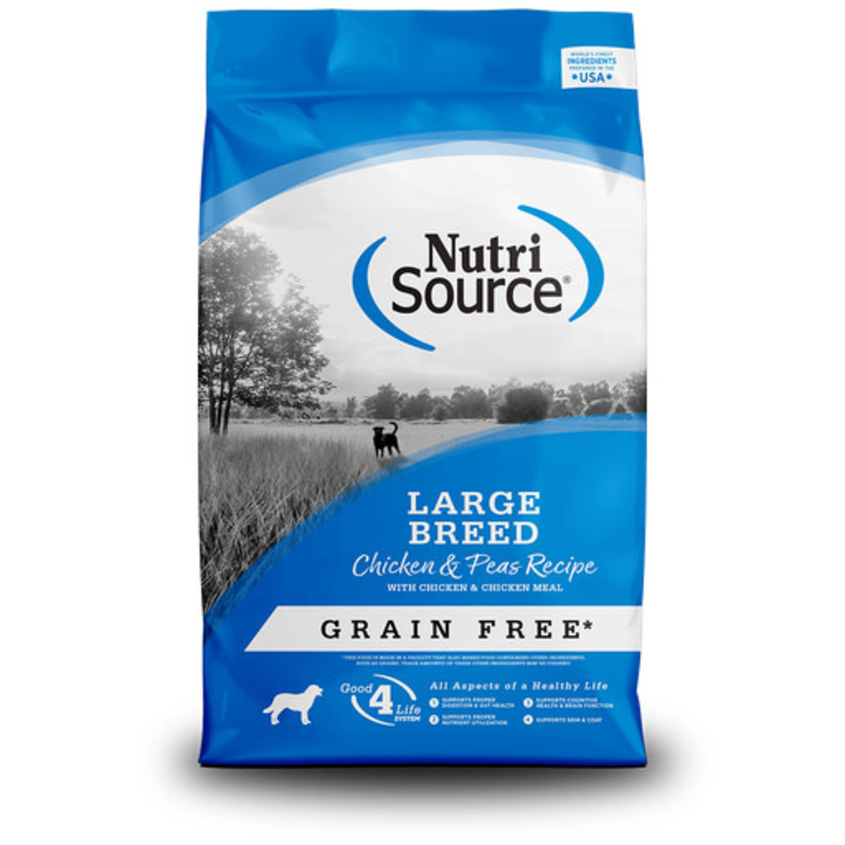 Nutrisource NutriSource Large Breed Chicken & Peas Grain Free Dry Dog Food 26#