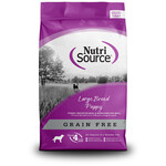 Nutrisource NutriSource Large Breed Puppy Turkey & Peas Grain Free Dry Dog Food 26#