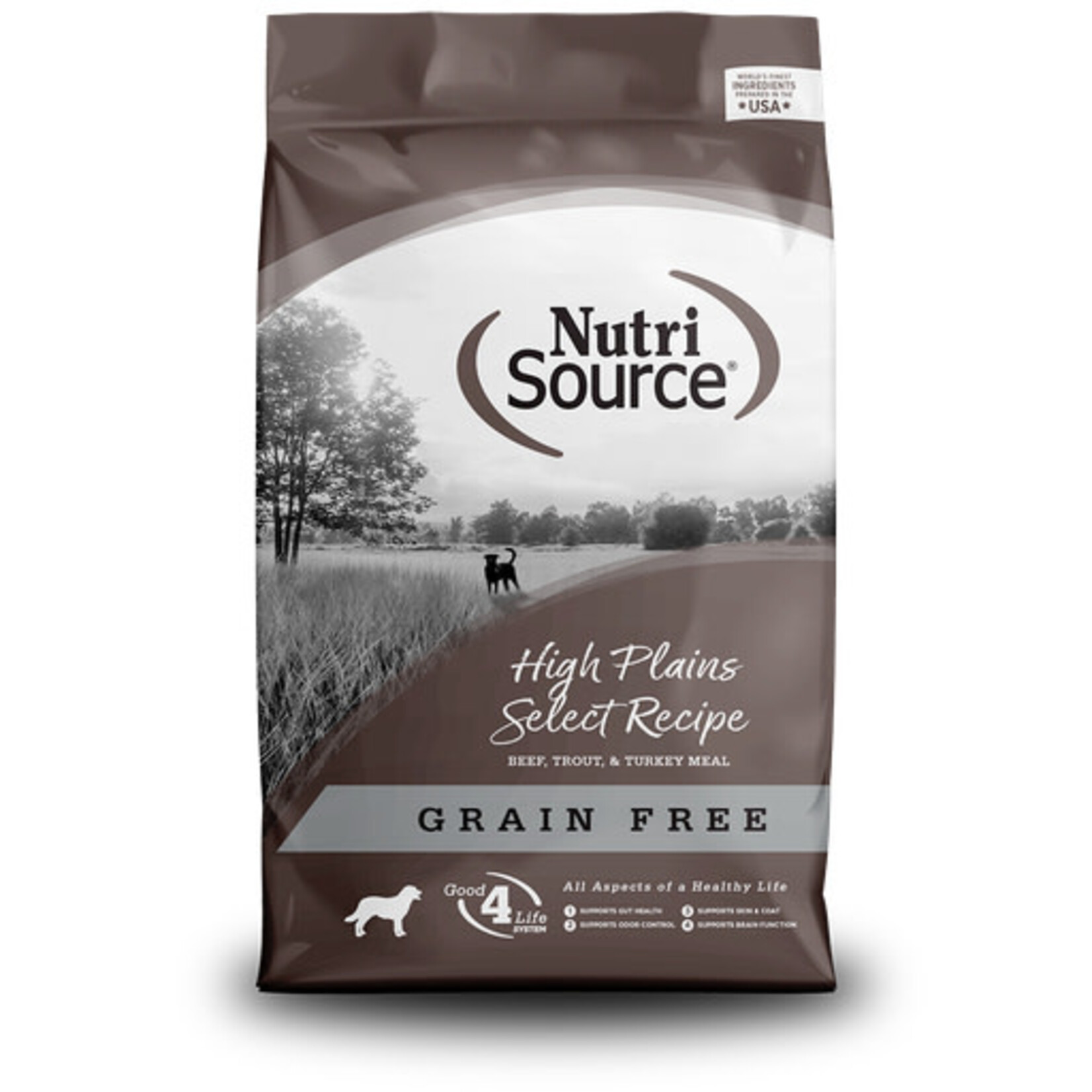 Nutrisource NutriSource High Plains Select Grain Free Dry Dog Food 4#