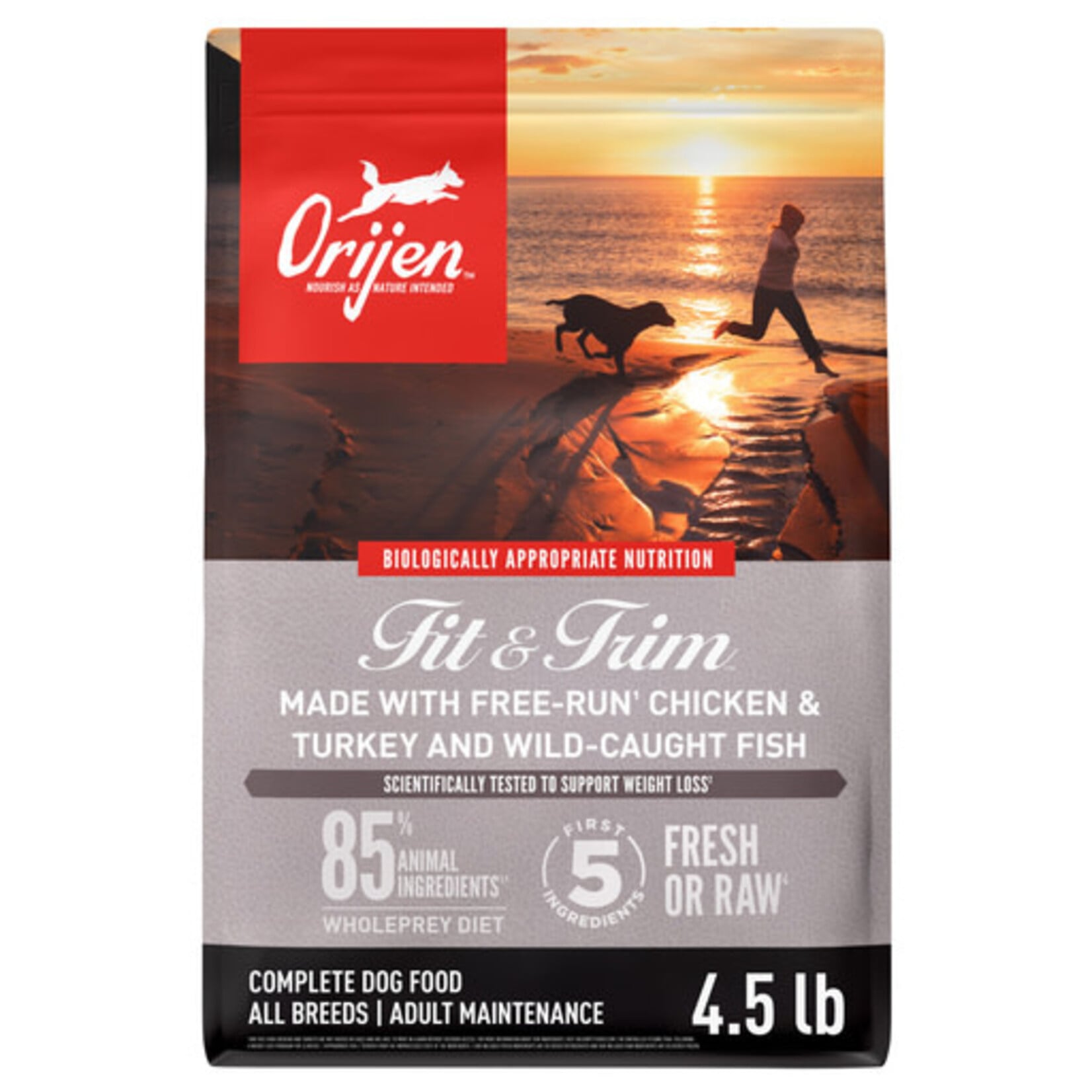 Orijen ORIJEN Fit & Trim Grain-Free High-Protein Dry Dog Food 4.5#