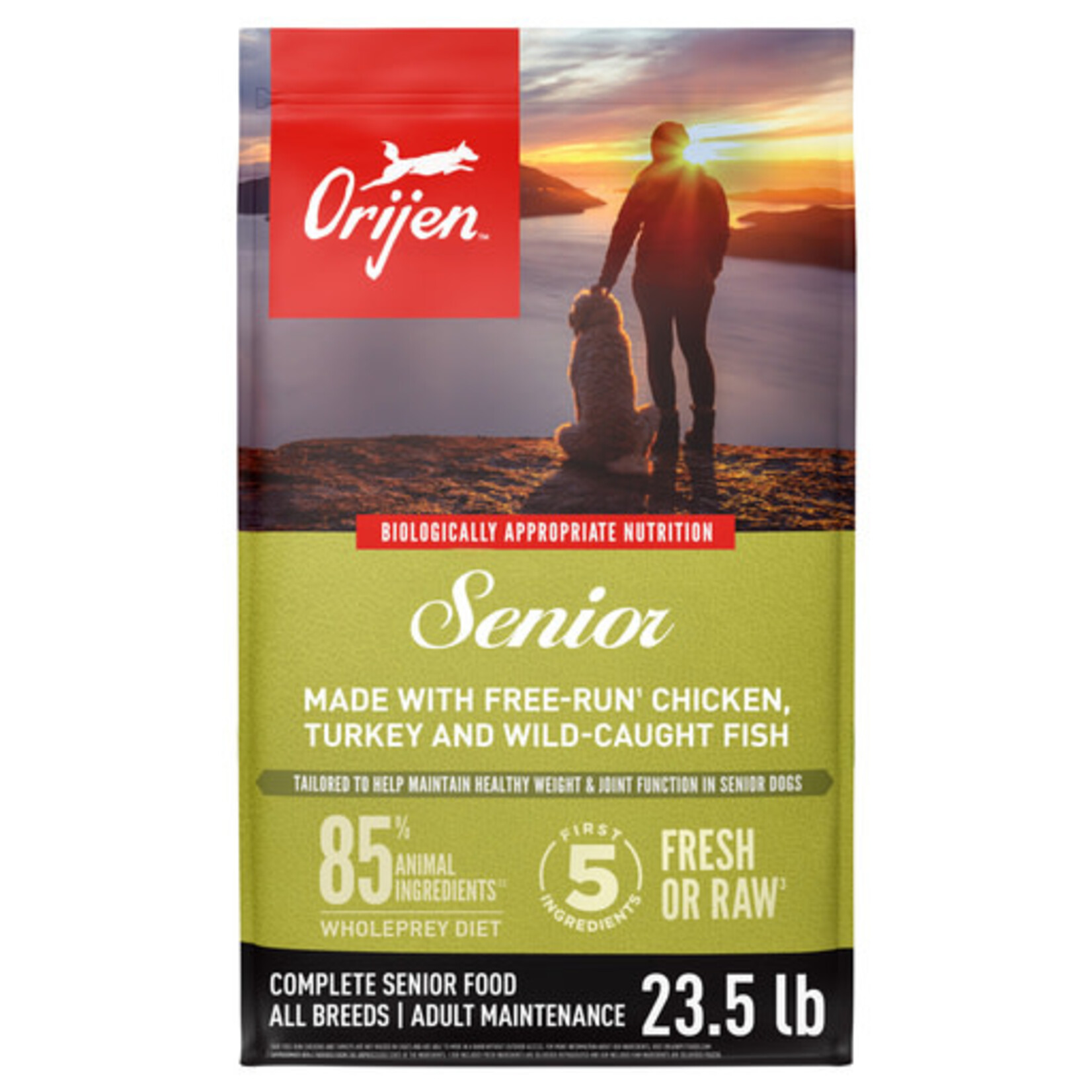 Orijen ORIJEN Senior Grain-Free High-Protein Dry Dog Food 23.5#