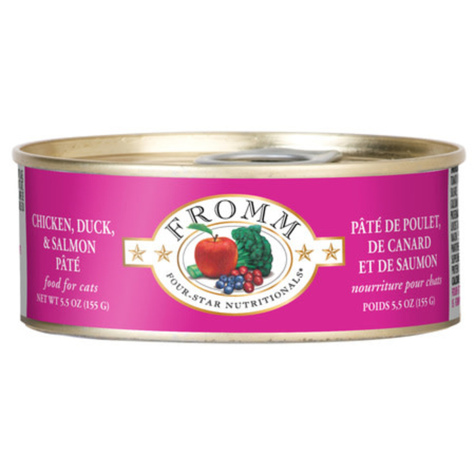 Fromm Family Fromm Four-Star Nutritionals Chicken, Duck, & Salmon Pate Wet Cat Food 5.5 oz