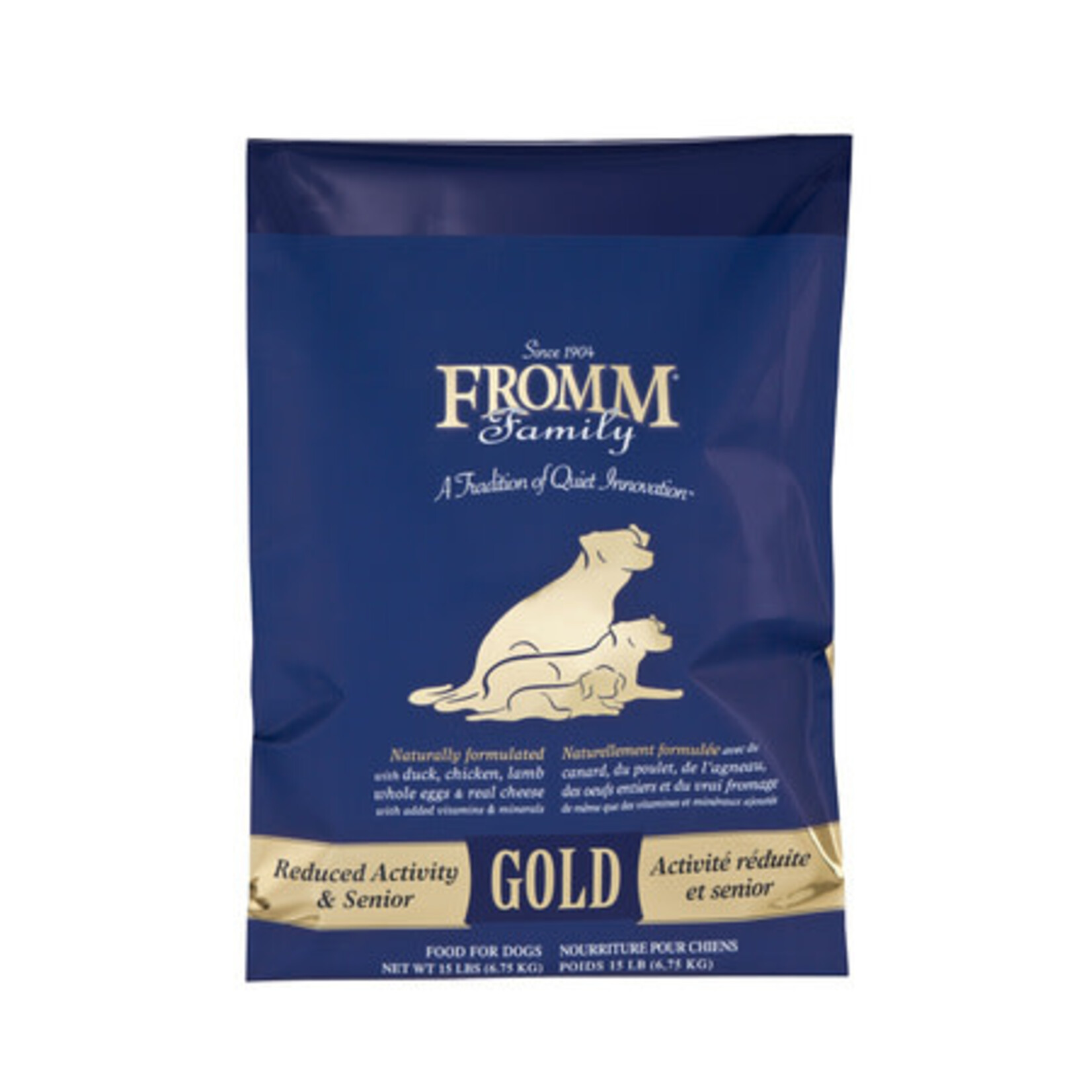 Fromm Family Fromm Gold Reduced Activity & Senior Adult Dry Dog Food 15#