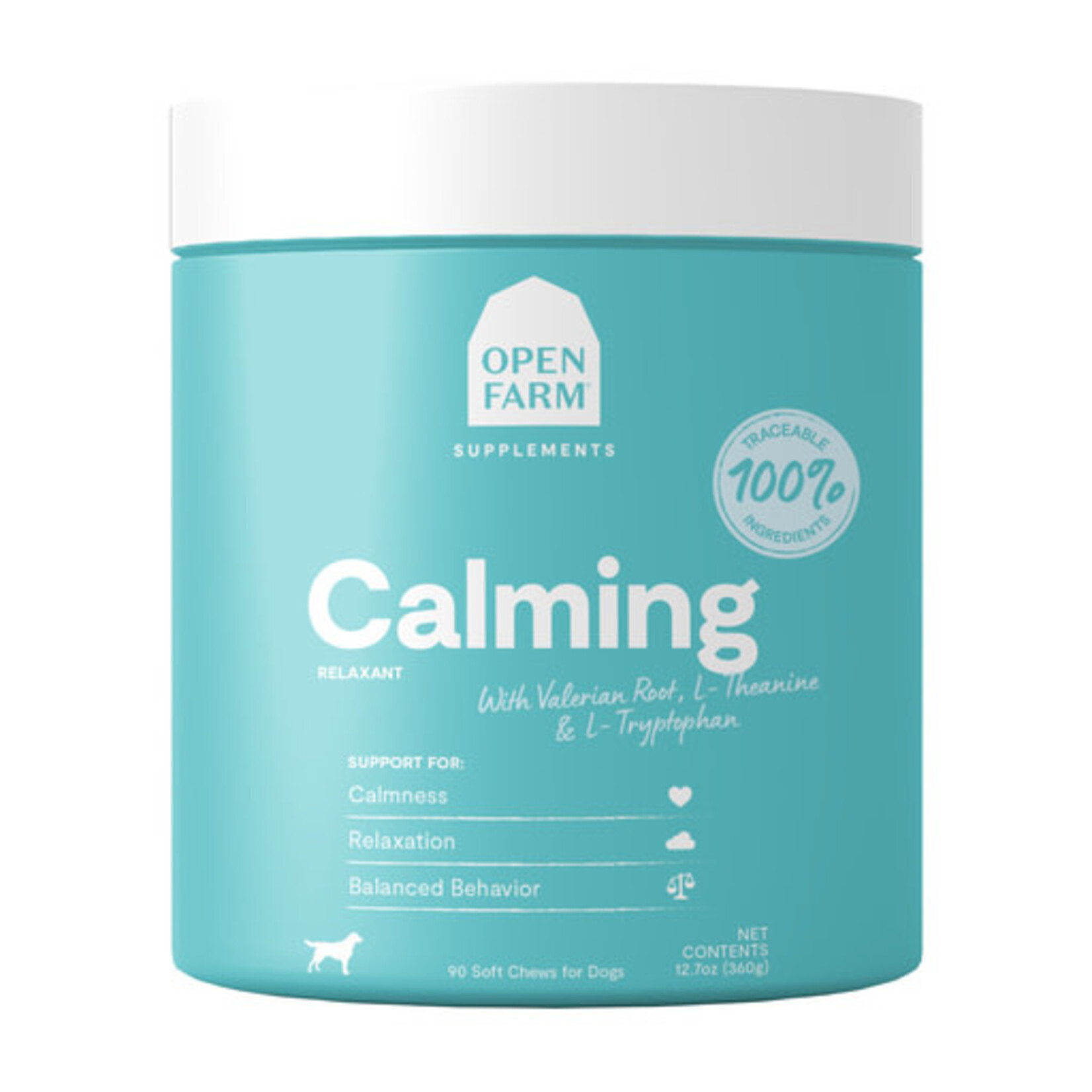 Open Farm Open Farm Calming Health Supplement Chews for Dogs 90 count